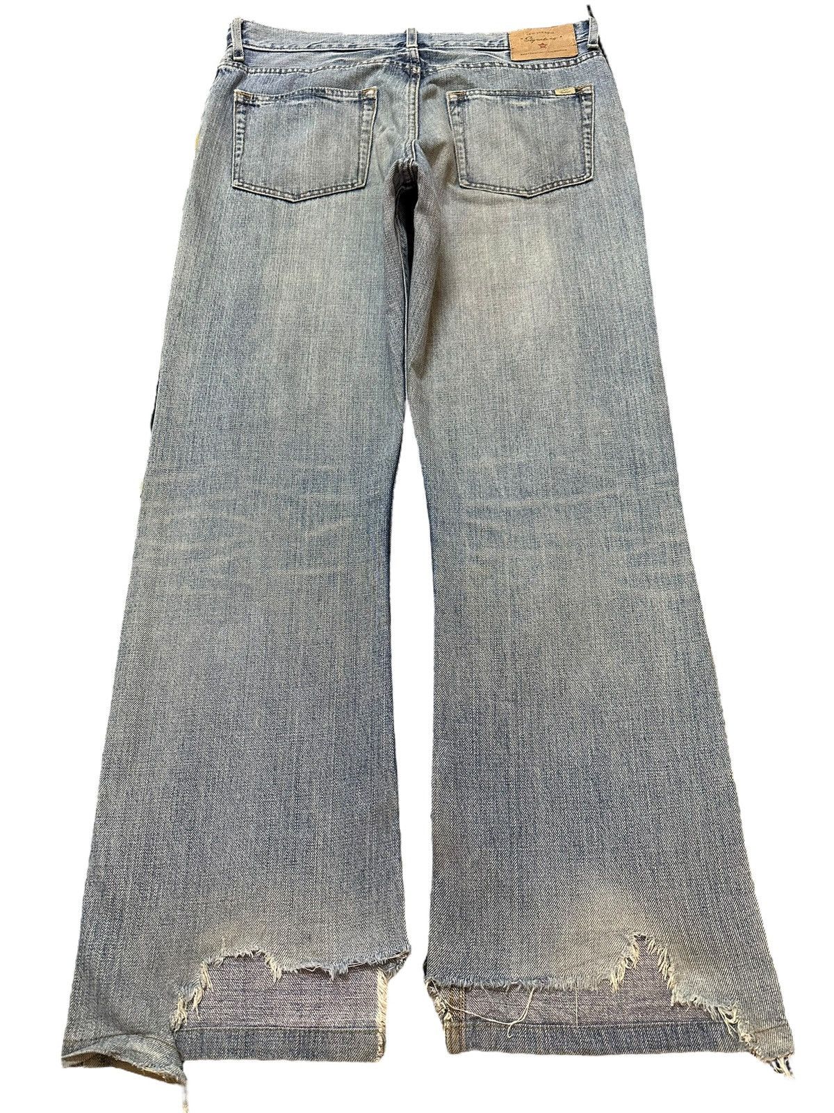 Levi's Vintage 90s Levis Signature Faded Wash Distress Baggy Jeans Size US 34 / EU 50 - 2 Thumbnail