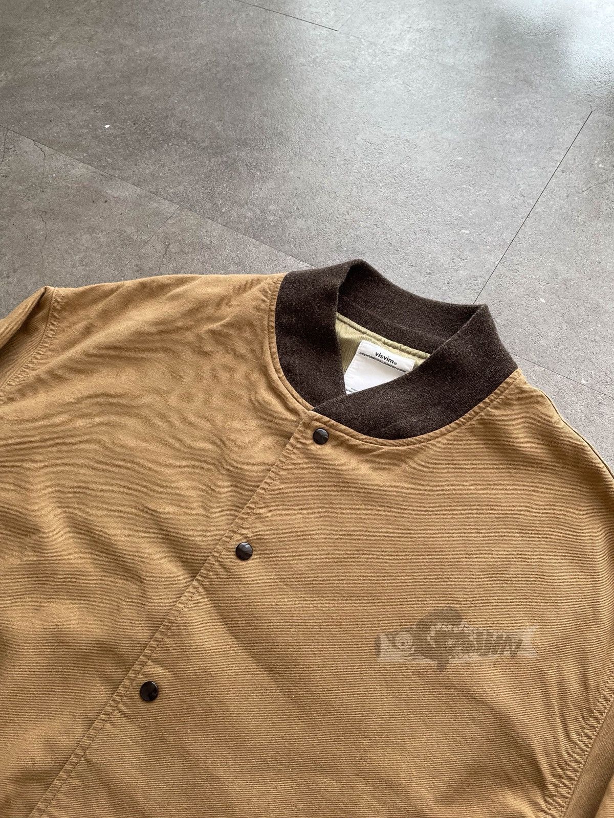 Visvim VISVIM 20AW VARSITY SB JKT Beige Size US XL / EU 56 / 4 - 4 Thumbnail