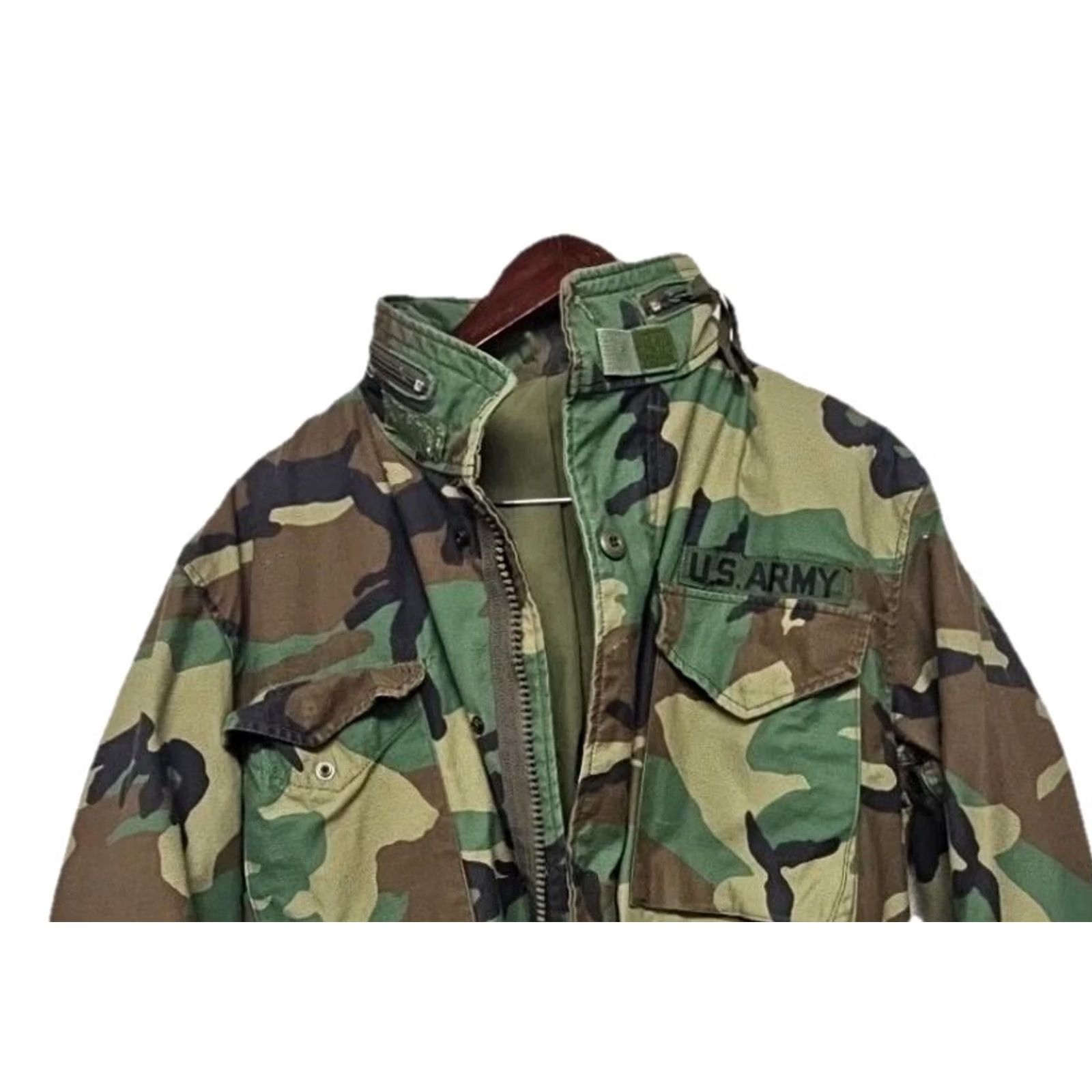Vintage VINTAGE Medium M65 Coat Camouflage Army Military Jacket Men Size US M / EU 48-50 / 2 - 2 Thumbnail