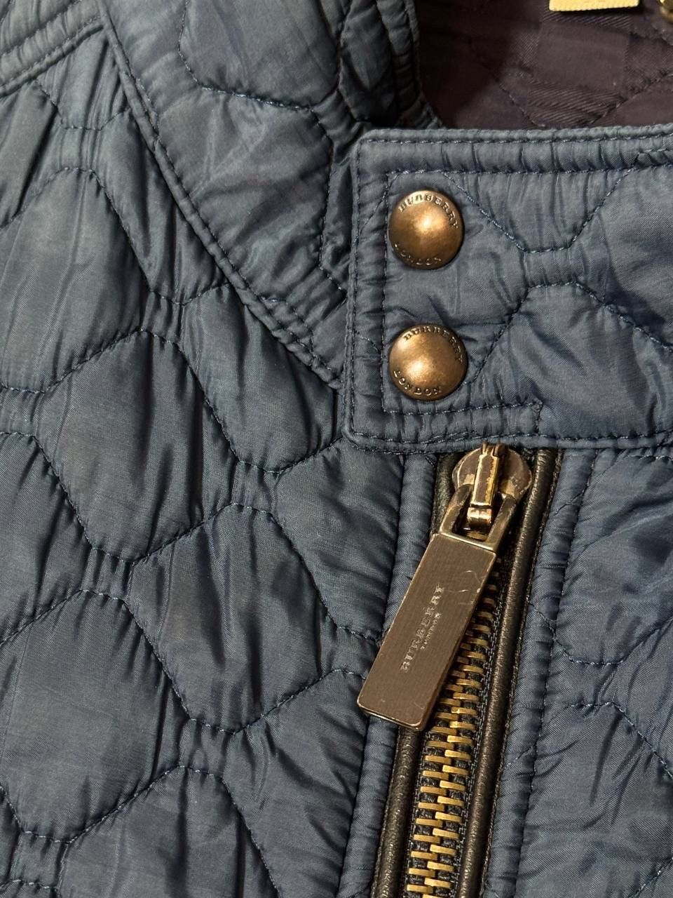 Burberry Burberry London Mens’s XL Blue Qualited Jacket Bomber Size US XL / EU 56 / 4 - 6 Thumbnail