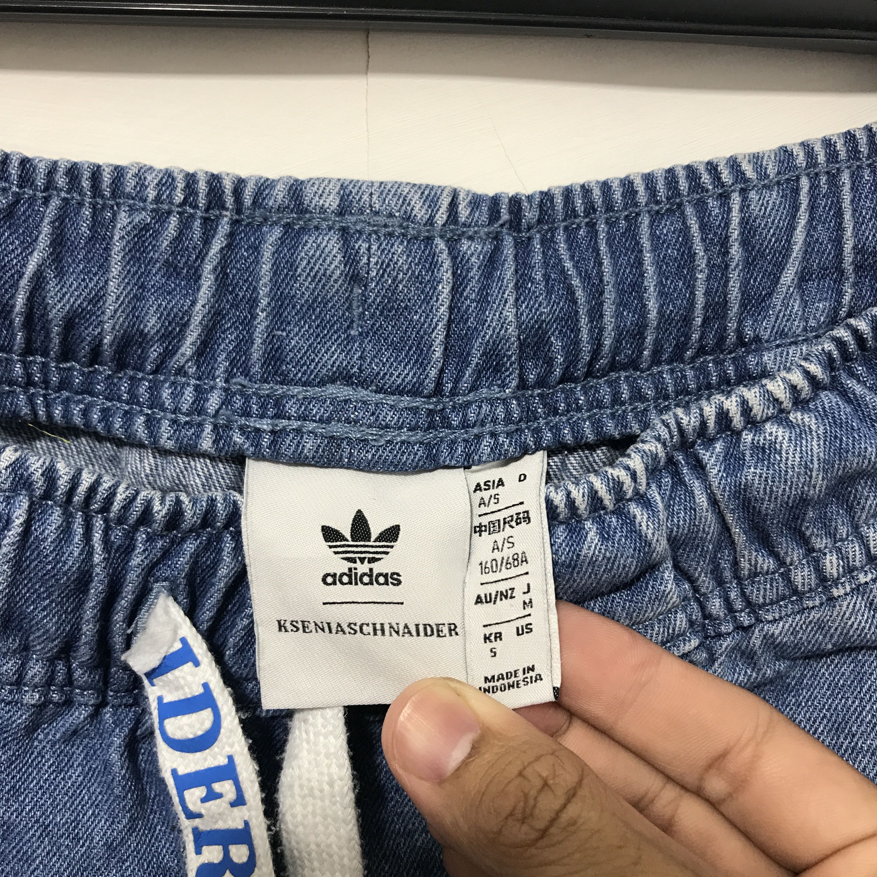 Adidas ADIDAS DENIM FRAYED JEAN x KSENIASCHNAIDER Size 27" / US 4 / IT 40 - 6 Thumbnail