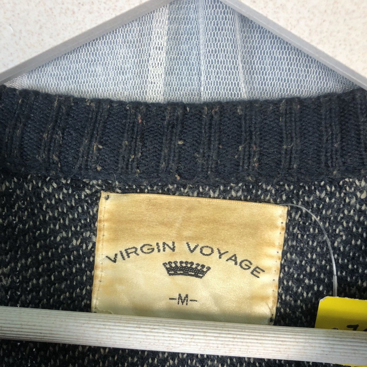 Homespun Knitwear × Japanese Brand Virgin Voyage art design Knitwear vintage #7410 Size M / US 6-8 / IT 42-44 - 9 Thumbnail