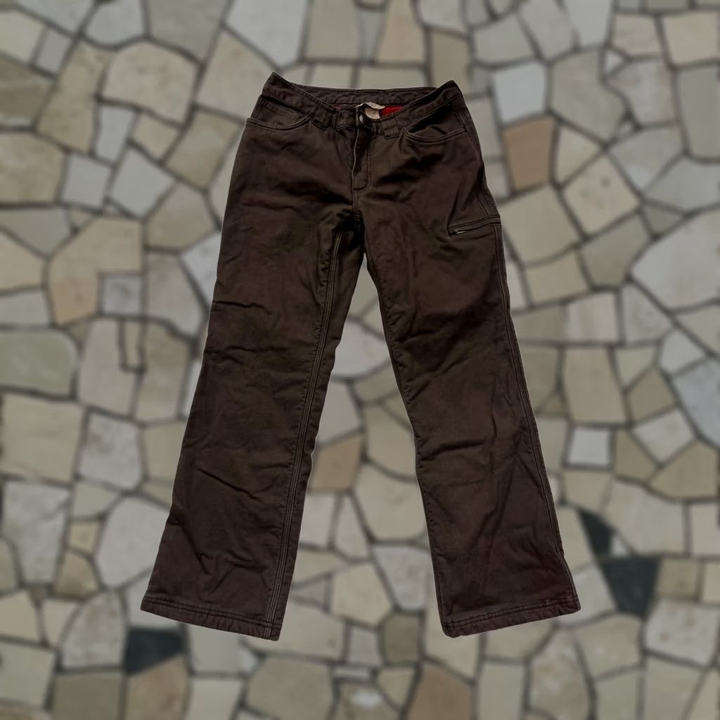 Duluth Trading Company Duluth Trading Co. Brown Fleece Lined Pants 6x29 Cargo Unisex Adults 6 Brown Fleece Lined Pants Mens Womens Size 28" / US 6 / IT 42 - 1 Thumbnail