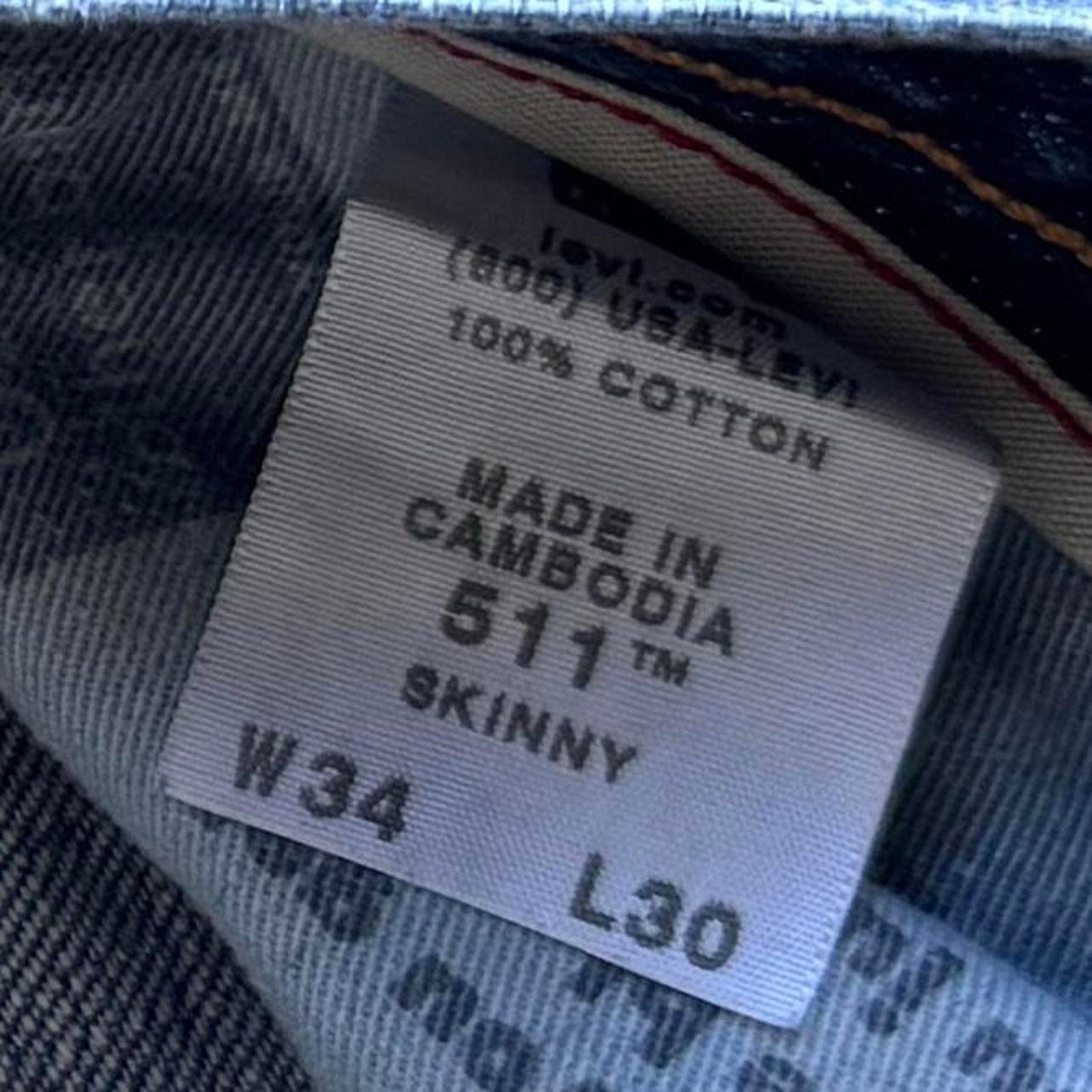 Levi's × Levi's Vintage Clothing × Vintage Vintage Y2K Levi’s Style Grunge Opium Essential Denim Jeans Size US 34 / EU 50 - 5 Thumbnail