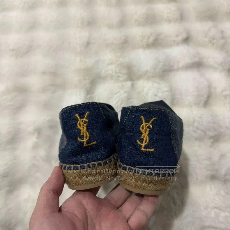 Saint Laurent Paris Saint Laurent Paris Gold Logo Fisherman Shoes Size US 11 / EU 44 - 2 Thumbnail