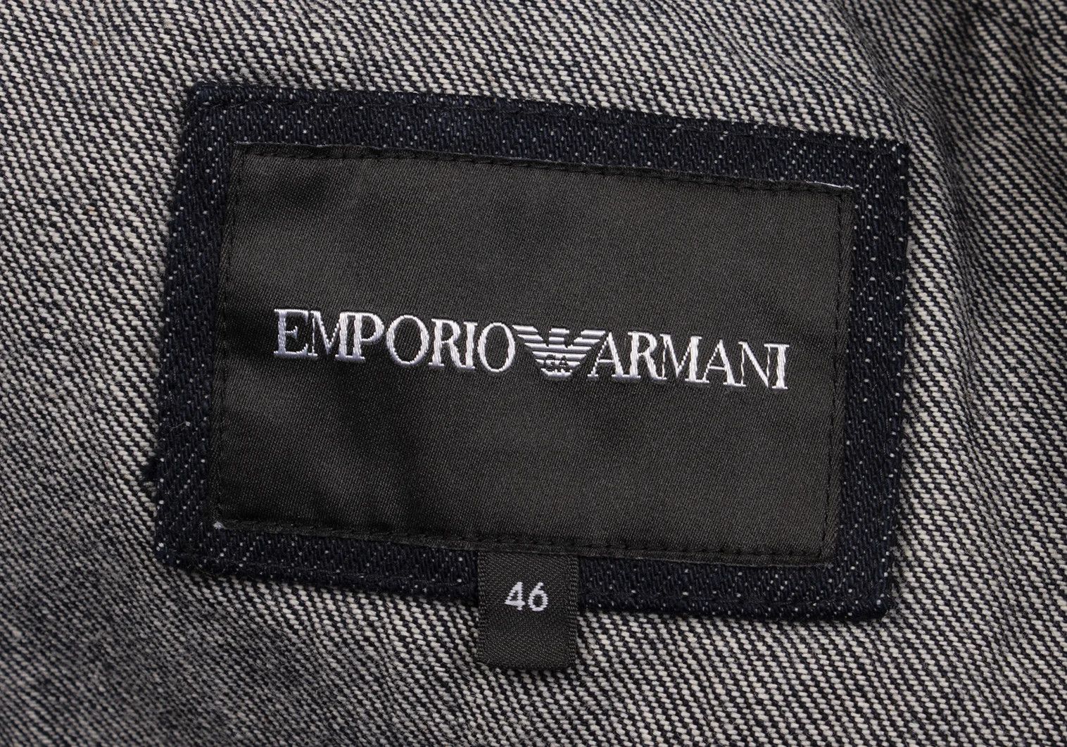 Emporio Armani Patchwork Denim Coverall in Indigo Navy, Size 48 Size US M / EU 48-50 / 2 - 19 Thumbnail