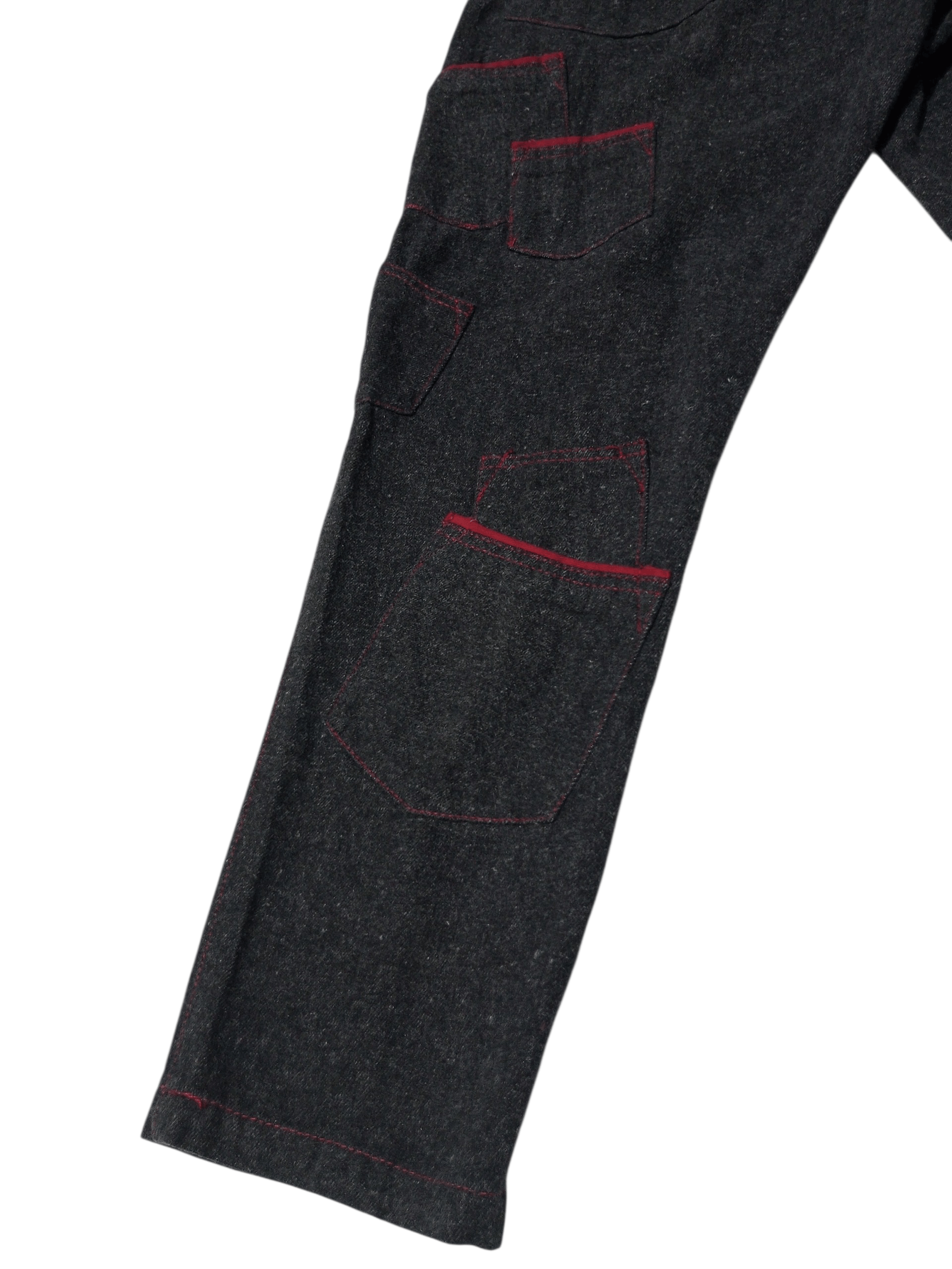 20471120 Vintage chinism multi pocket grey denim Size US 31 - 5 Thumbnail