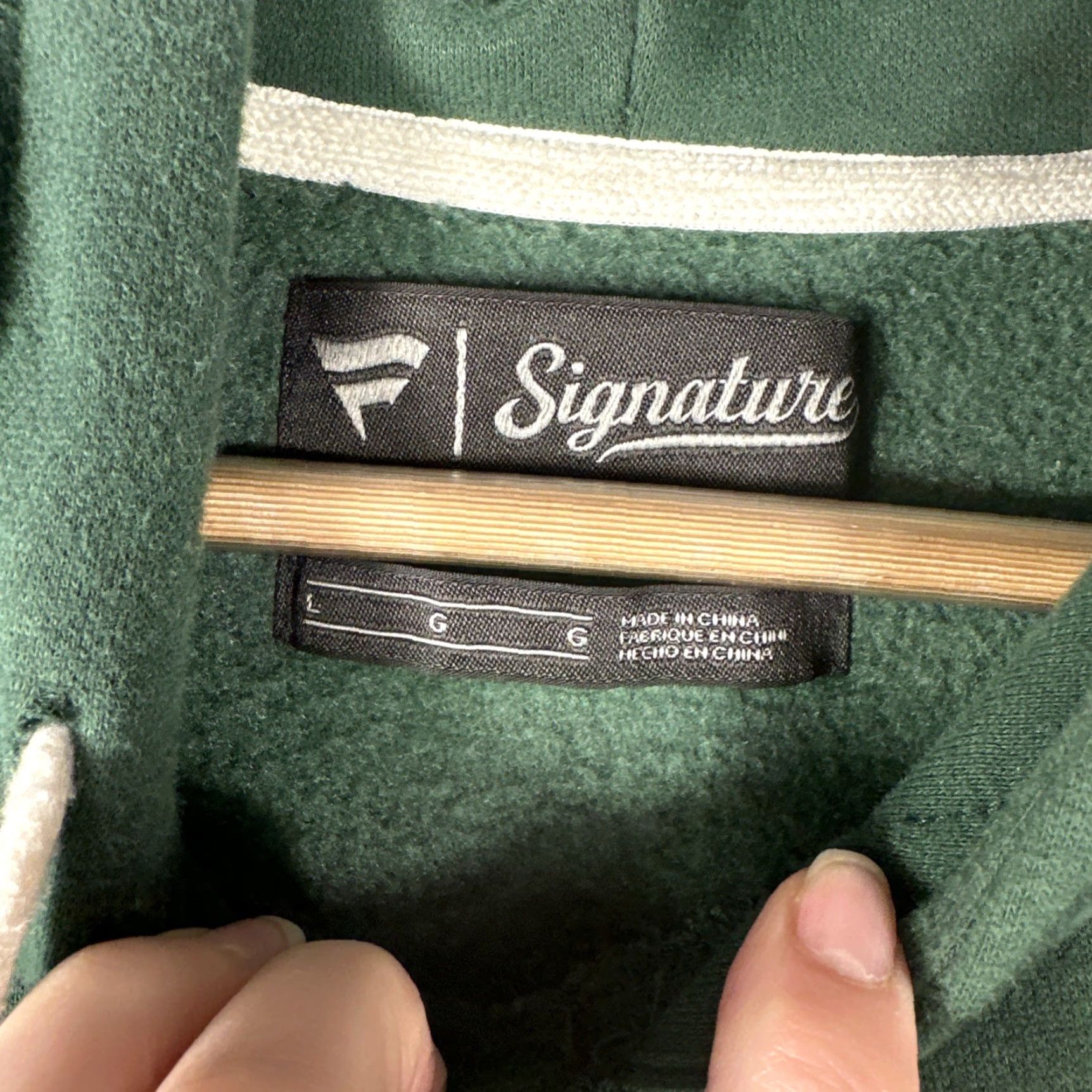 Vintage Green Bay Packers Hoodie Embroidered Mens Large Green Pullover NFL Sweatshirt Size US L / EU 52-54 / 3 - 5 Thumbnail