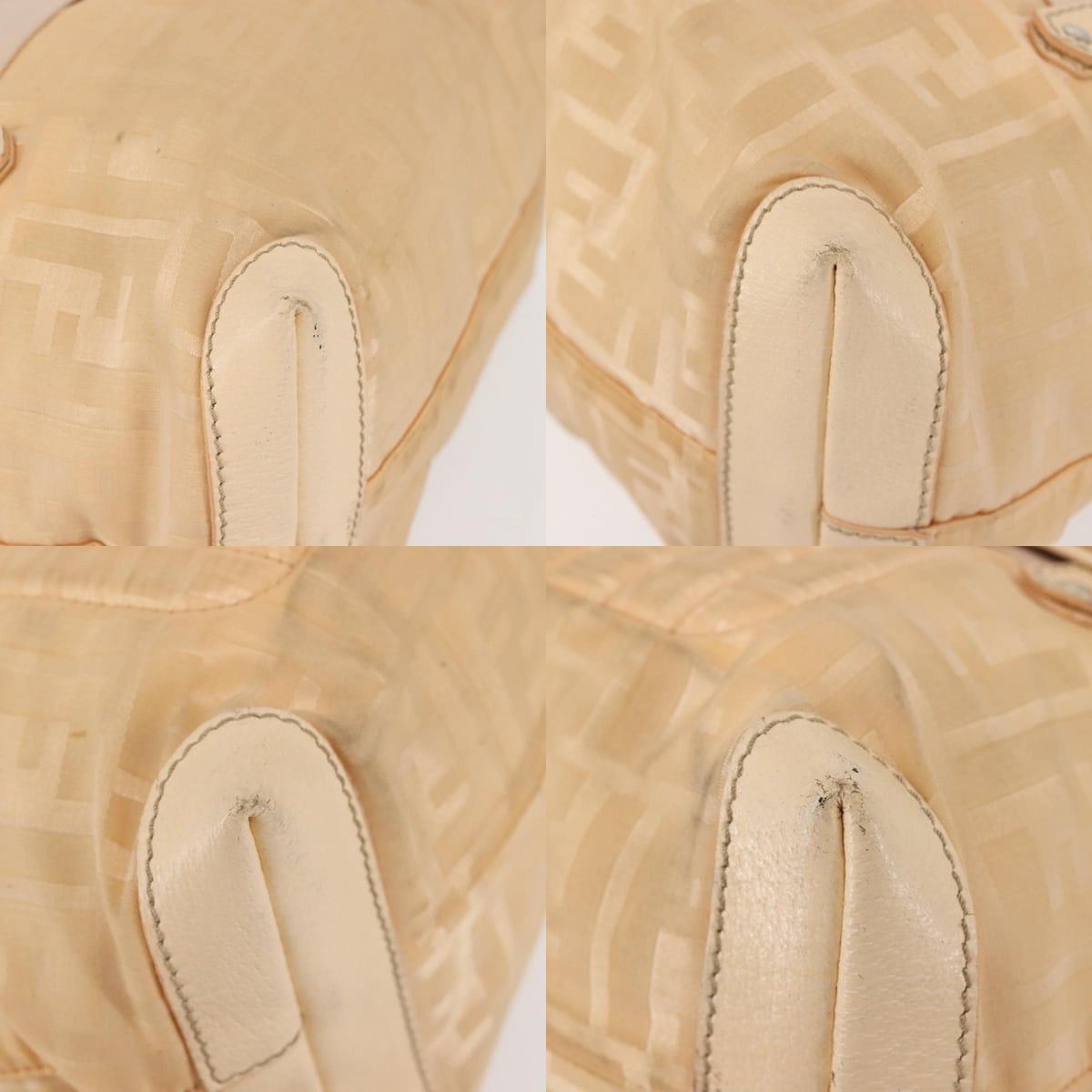 Fendi FENDI Zucca Canvas Hand Bag Beige Size ONE SIZE - 10 Thumbnail