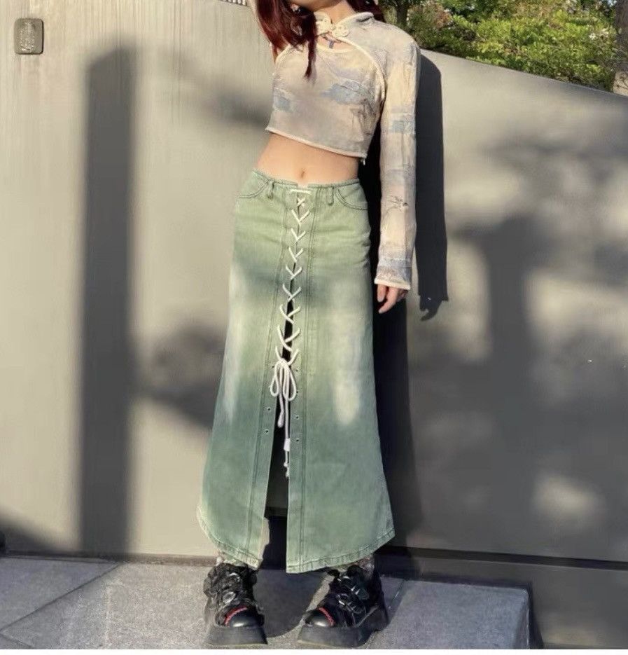 Other acubi-style fairycore Lace-Up Grunge Skirt Size S / US 4 / IT 40 - 6 Thumbnail