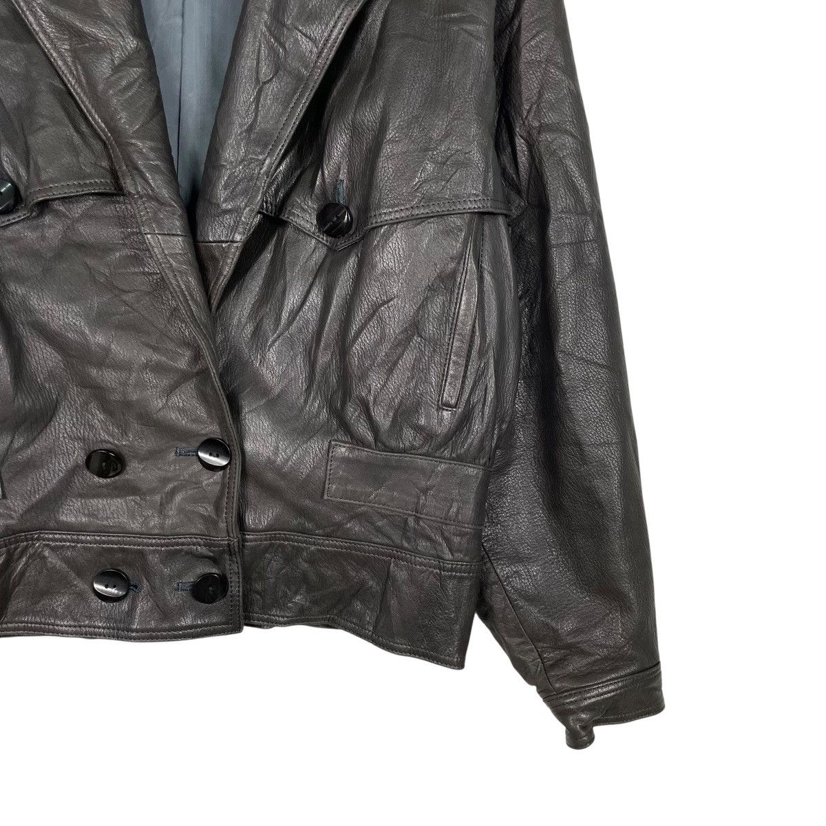 Japanese Brand Talk To By Tokyo Fur Leather Jacket Size M / US 6-8 / IT 42-44 - 4 Thumbnail