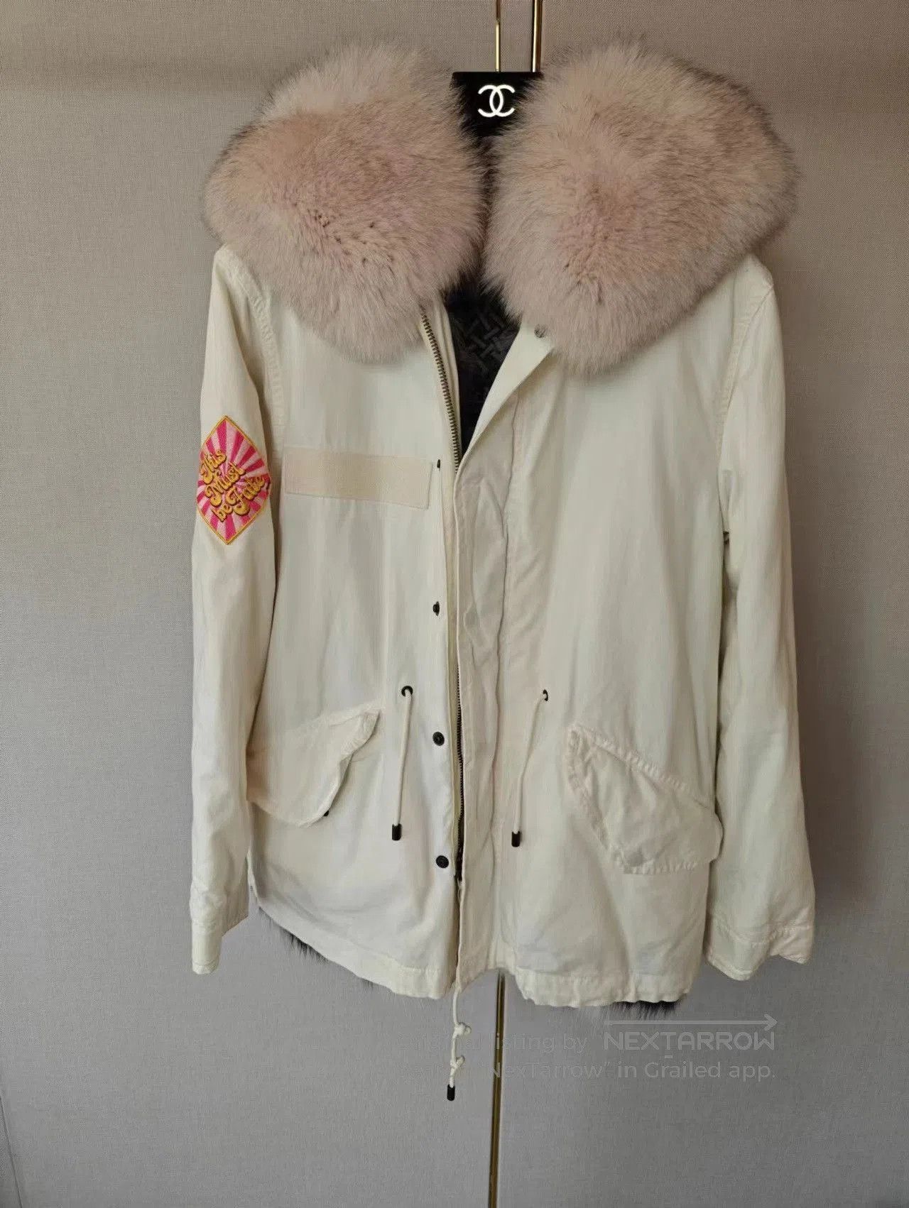 MR & MRS ITALY Mr Mrs Fur Coat. Size M / US 6-8 / IT 42-44 - 1 Thumbnail