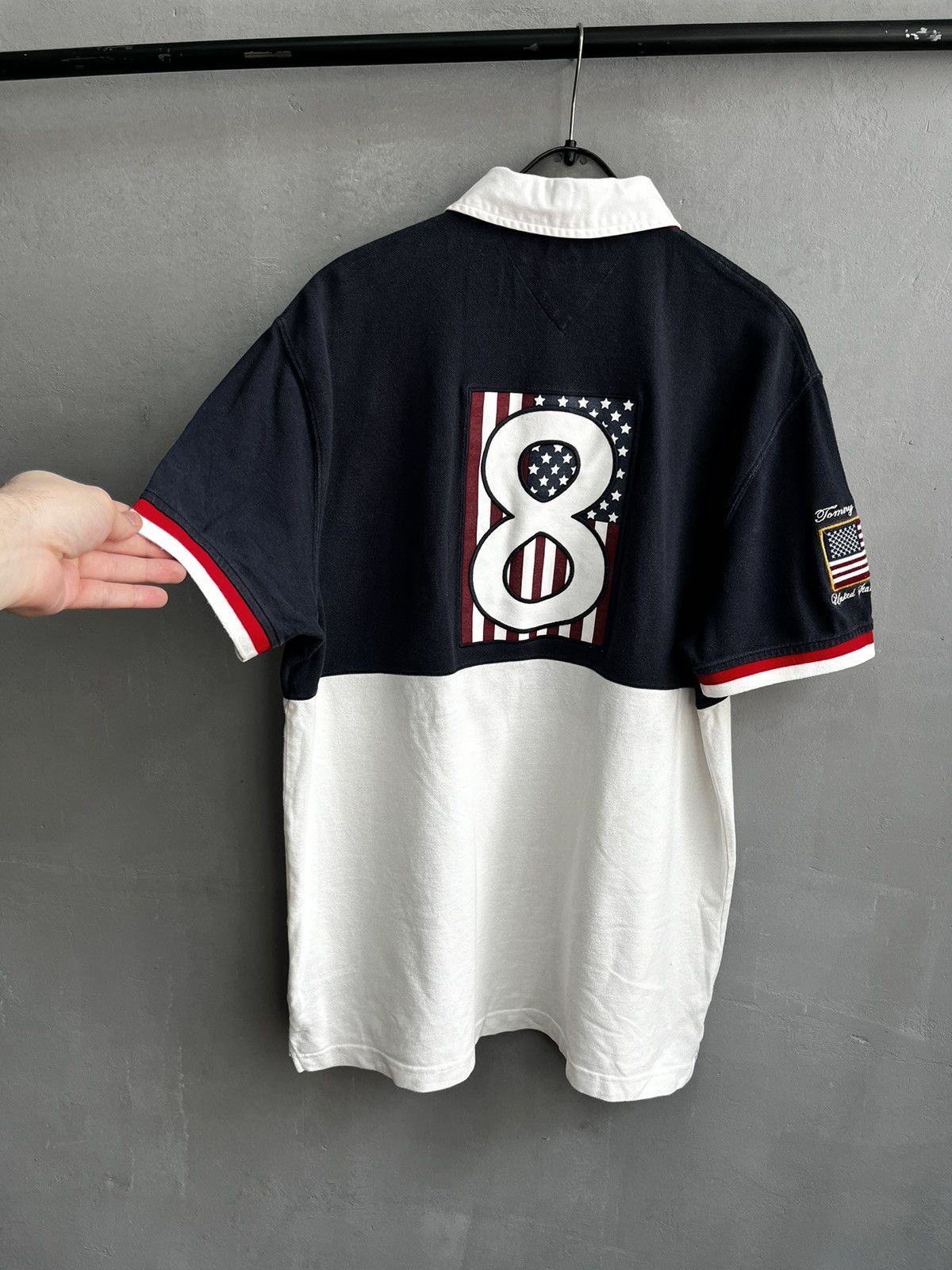 Tommy Hilfiger × Vintage Tommy Hilfiger polo USA vintage Size US L / EU 52-54 / 3 - 12 Thumbnail