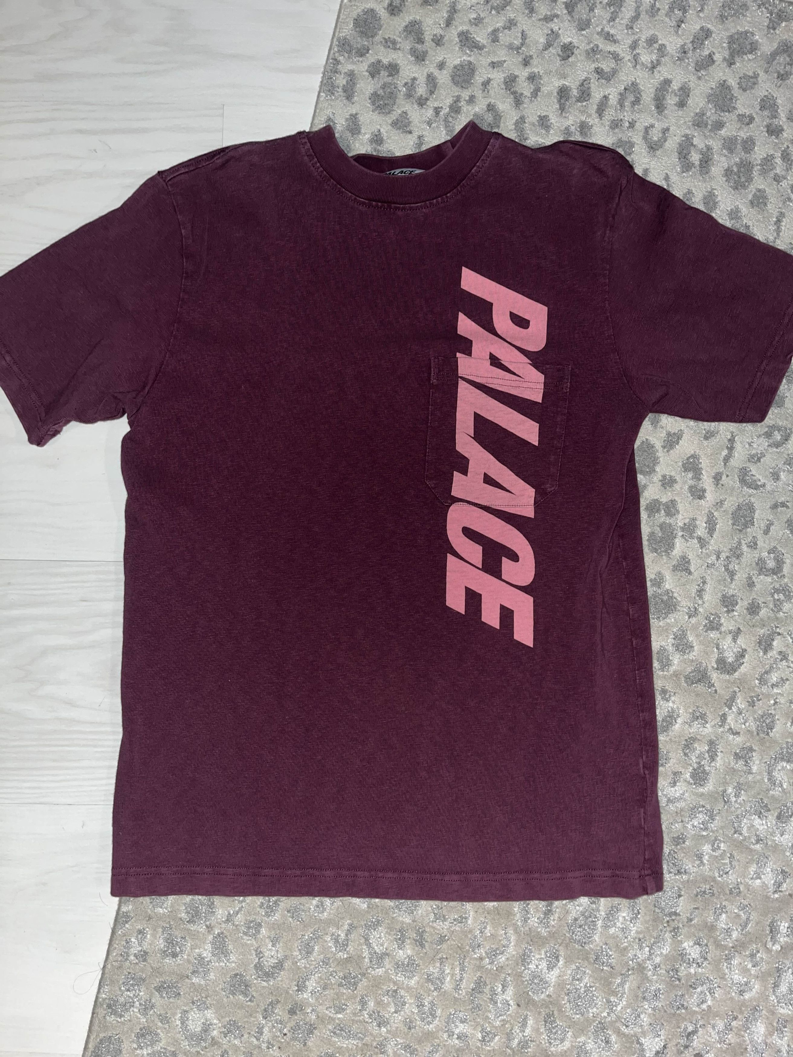 Palace Palace P-Slub Pocket Burgundy Shirt Size US S / EU 44-46 / 1 - 1 Thumbnail