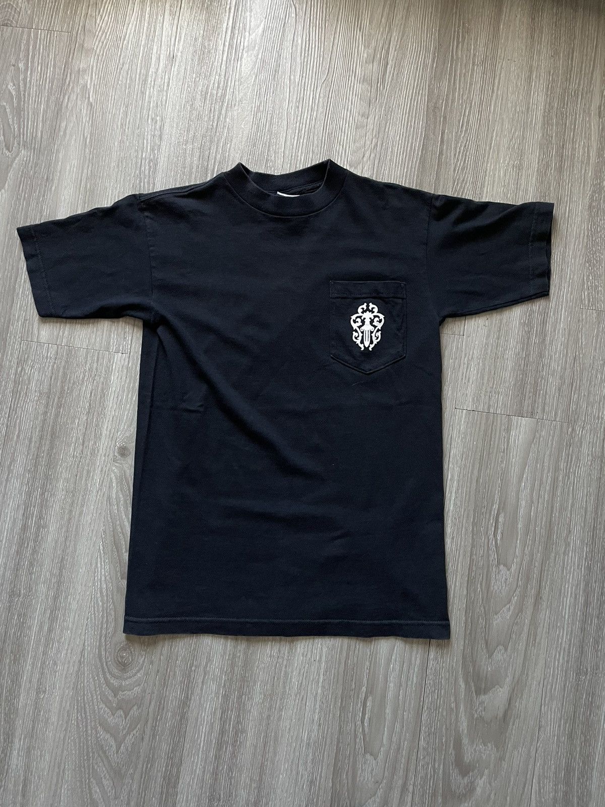 image of Chrome Hearts Dagger T-Shirt in Black, Men's (Size Small)