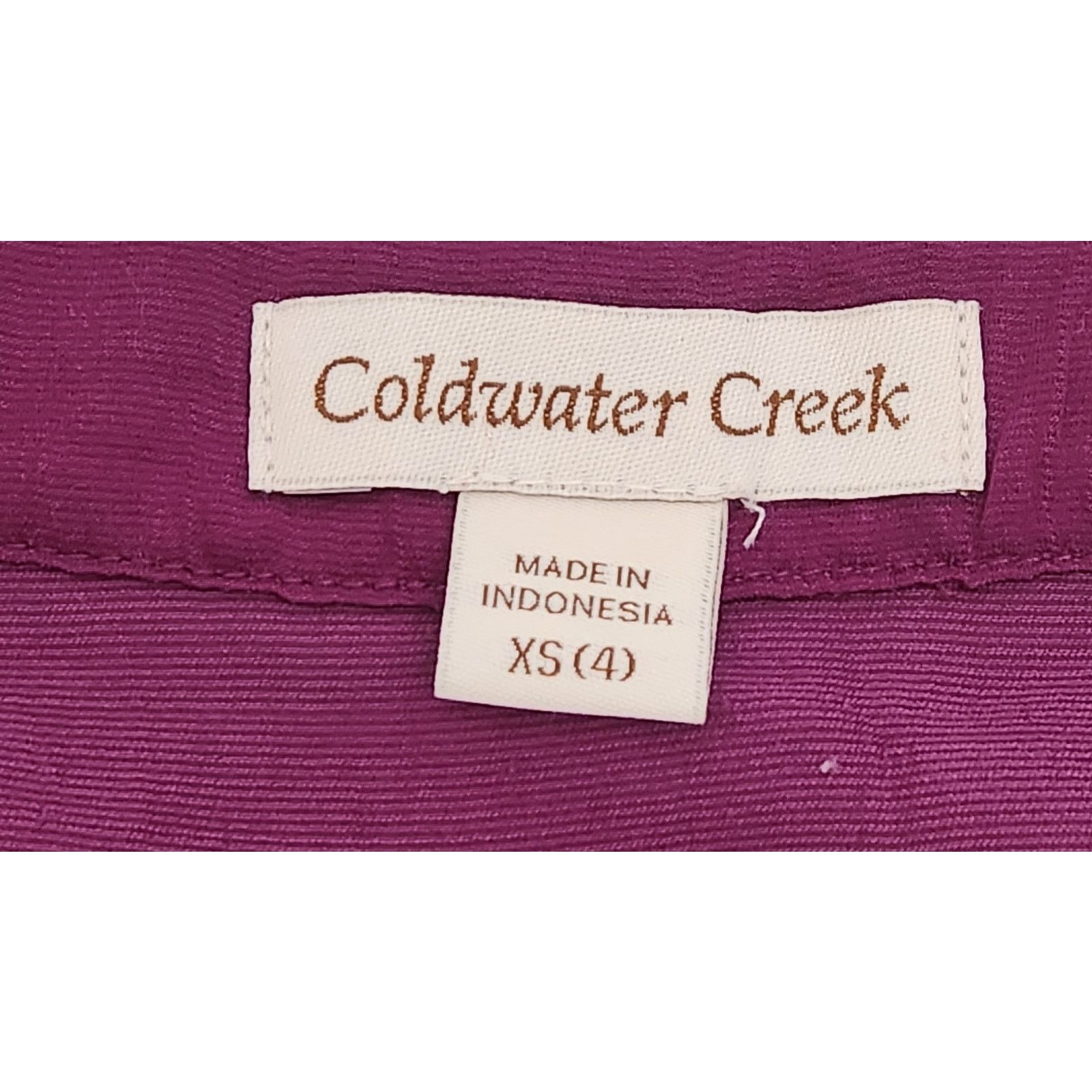 Coldwater Creek Coldwater Creek Purple Hidden Button Sleeveless Top XS Soft Size XS / US 0-2 / IT 36-38 - 4 Thumbnail
