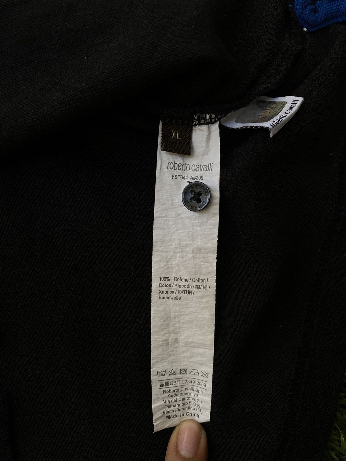 Roberto Cavalli Vintage Roberto Cavalli Cuffs Tape Polo Shirts Size US M / EU 48-50 / 2 - 10 Thumbnail
