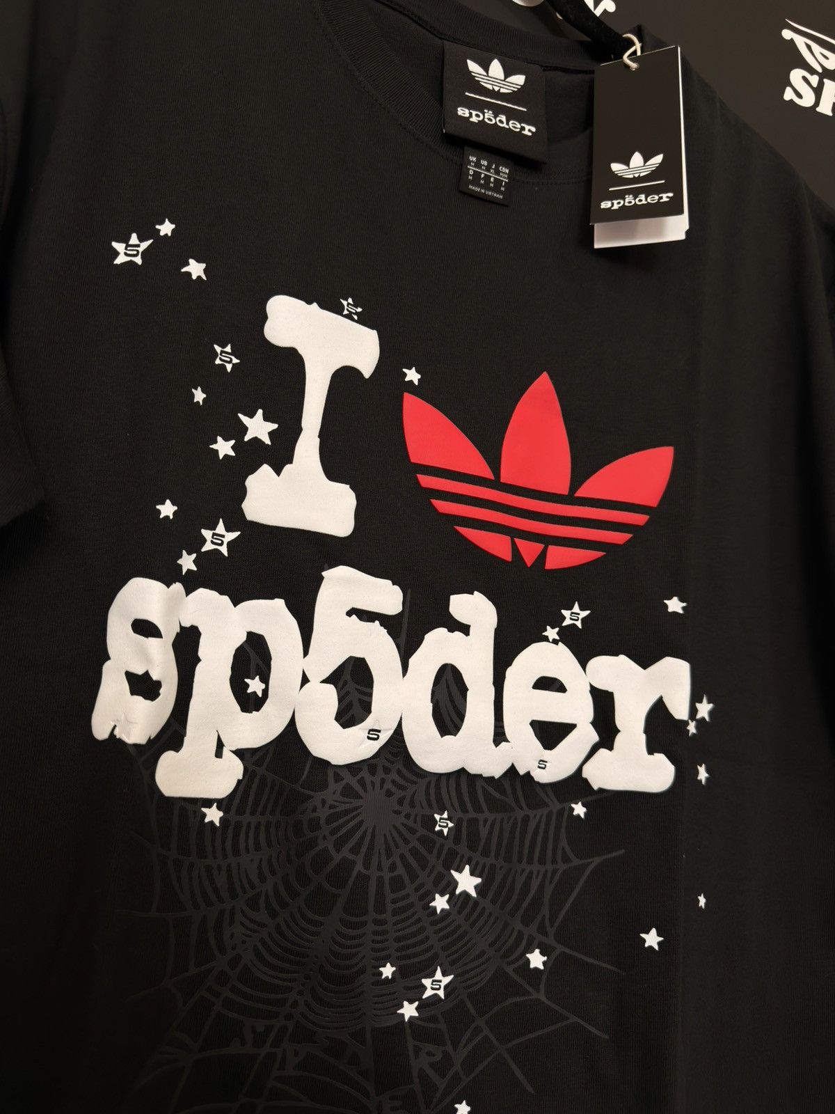 Sp5der SP5DER X Adidas Tee Size US M / EU 48-50 / 2 - 2 Thumbnail