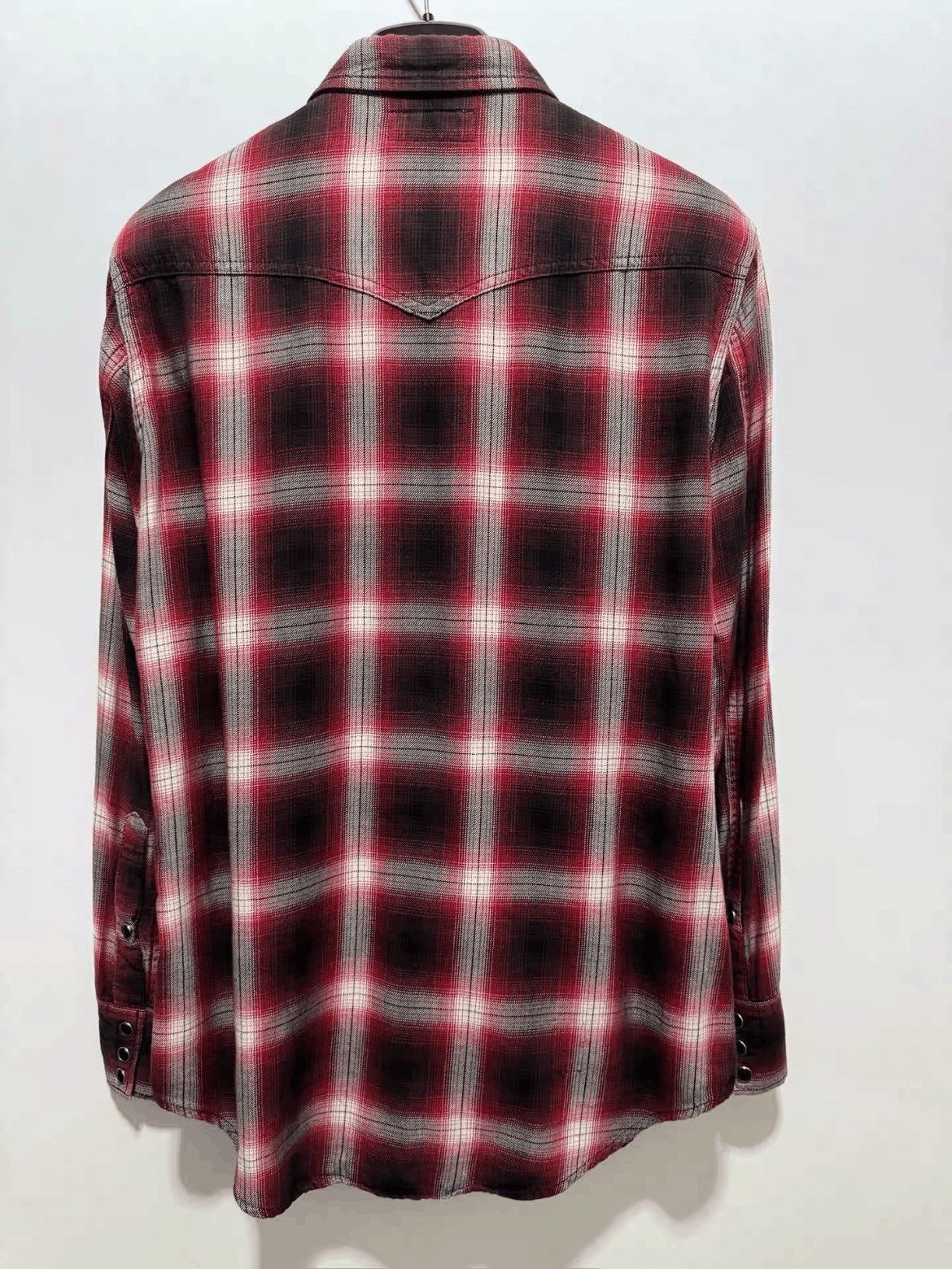 Saint Laurent Paris Saint Laurent Paris by Hedi 16AW Western Plaid Shirt-2508 Size US S / EU 44-46 / 1 - 2 Thumbnail