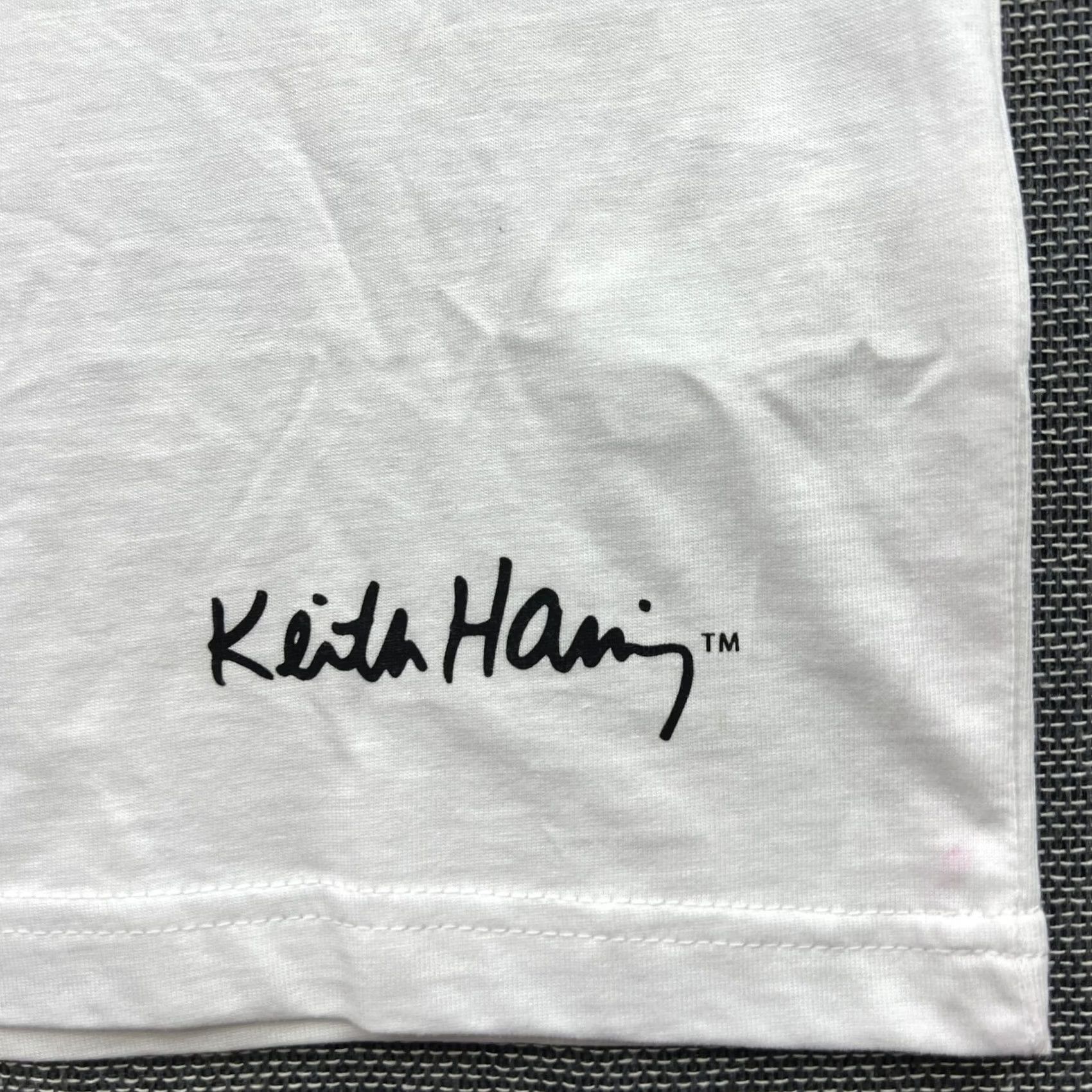 Ripple Junction Keith Haring Dancing Friends Ripple Junction Shirt M Short Sleeve White Mens T-Shirt Size US M / EU 48-50 / 2 - 3 Thumbnail