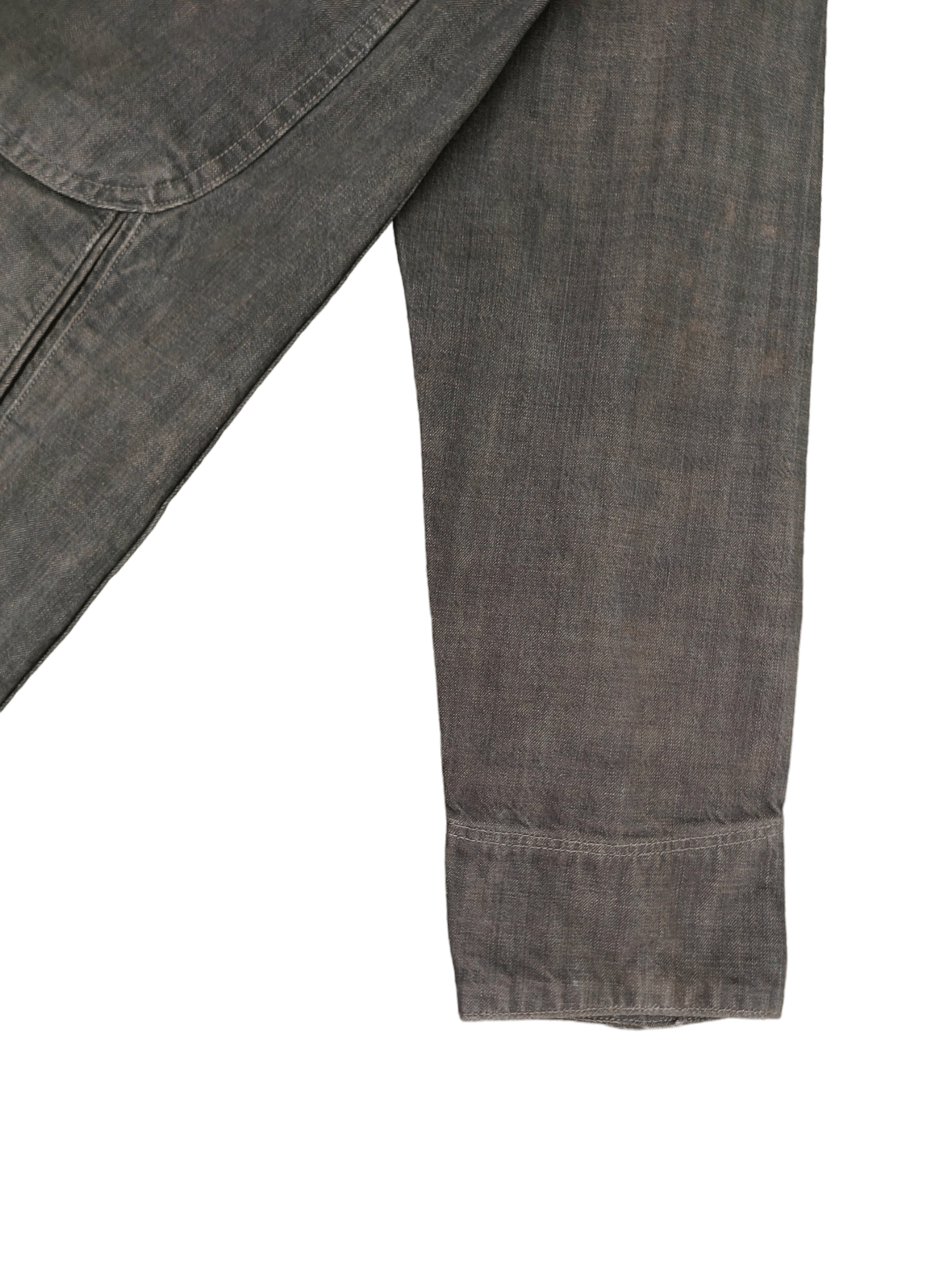 If Six Was Nine Tabloid News Japan Selvedge Chore Denim Jacket Size US M / EU 48-50 / 2 - 6 Thumbnail