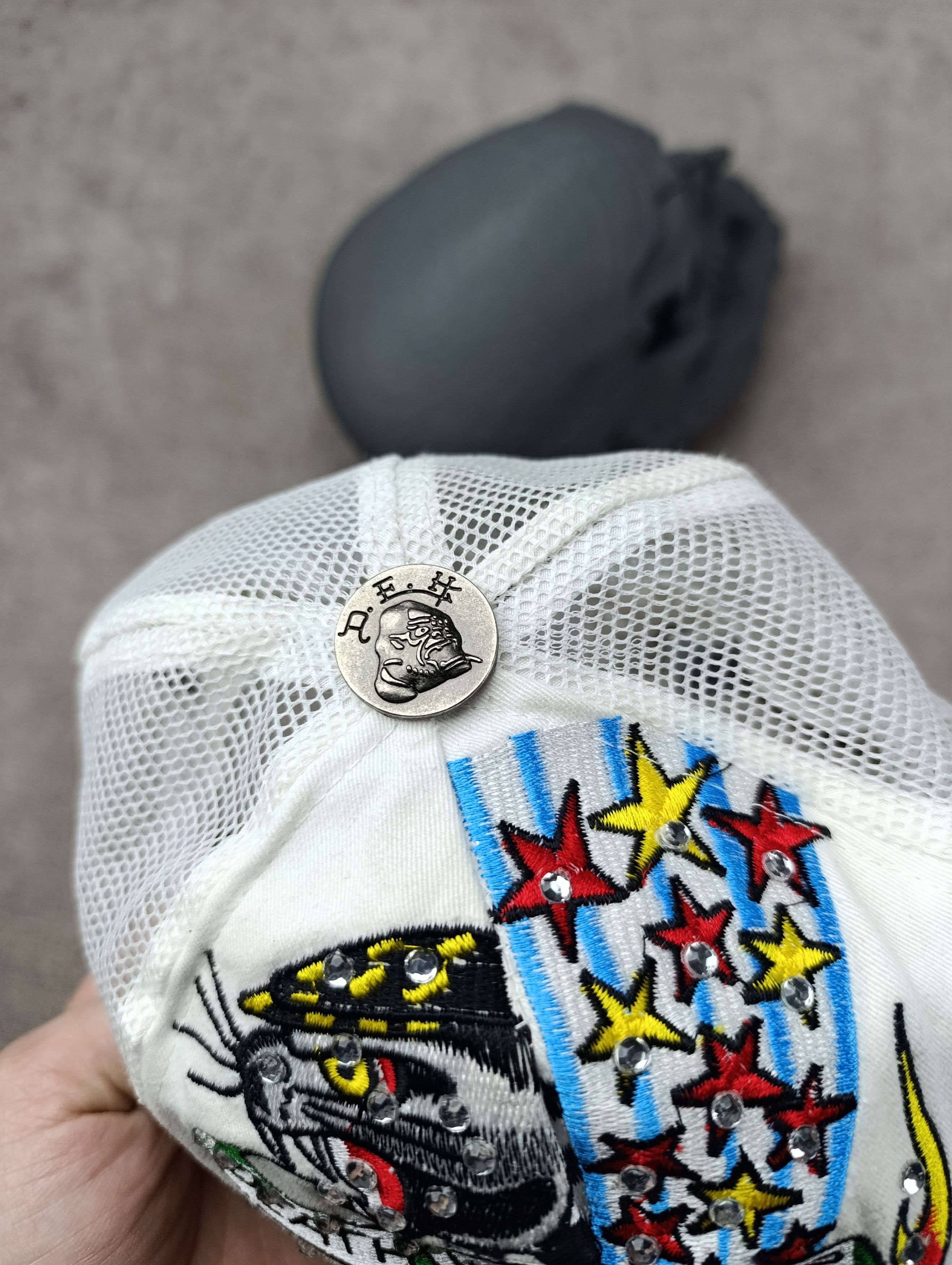Ed Hardy ED HARDY BY CHRISTIAN AUDIGIER DEATH OR GLORY CAP Size ONE SIZE - 6 Thumbnail