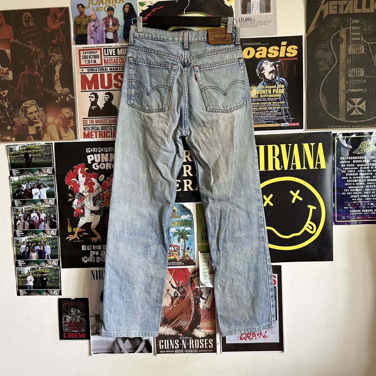 Levi's Vintage Levi’s Blue Wash Denim Size US 28 / EU 44 - 6 Thumbnail