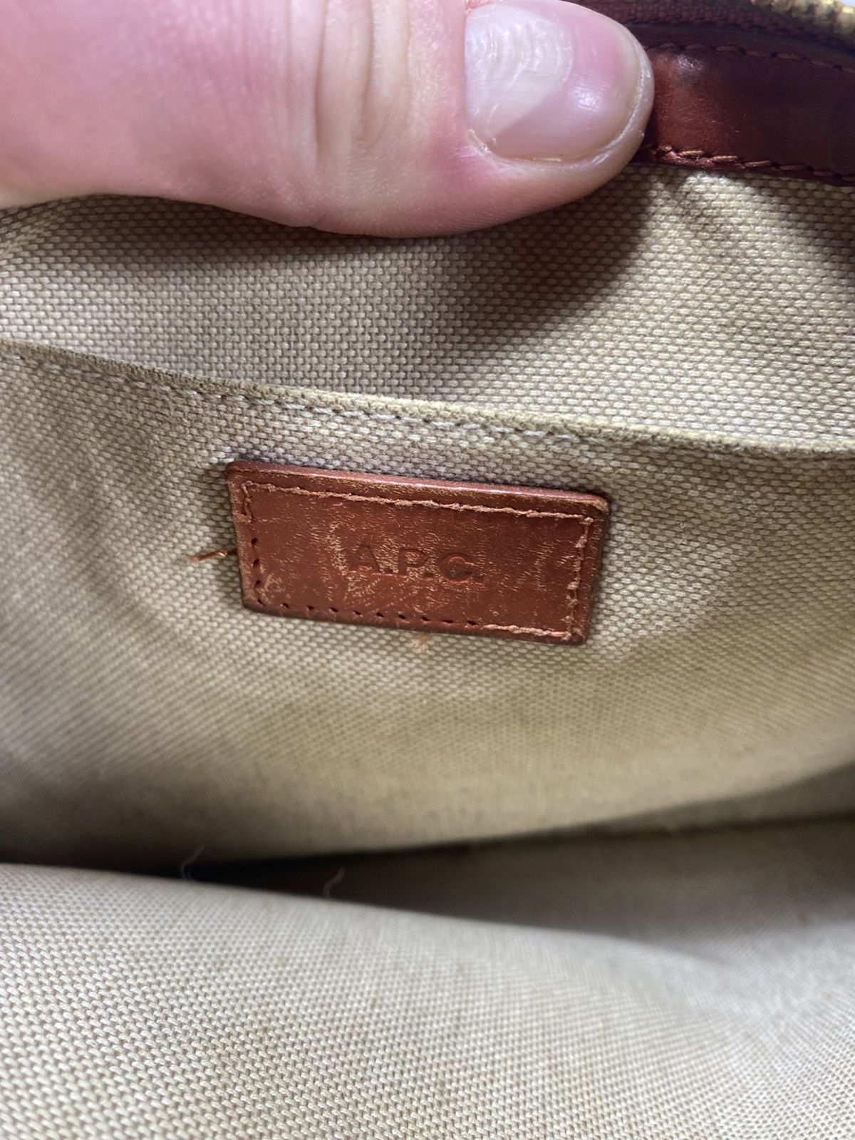 A.P.C. A.P.C. Rue Madame Paris Brown Leather Sarah Bag Size ONE SIZE - 6 Thumbnail