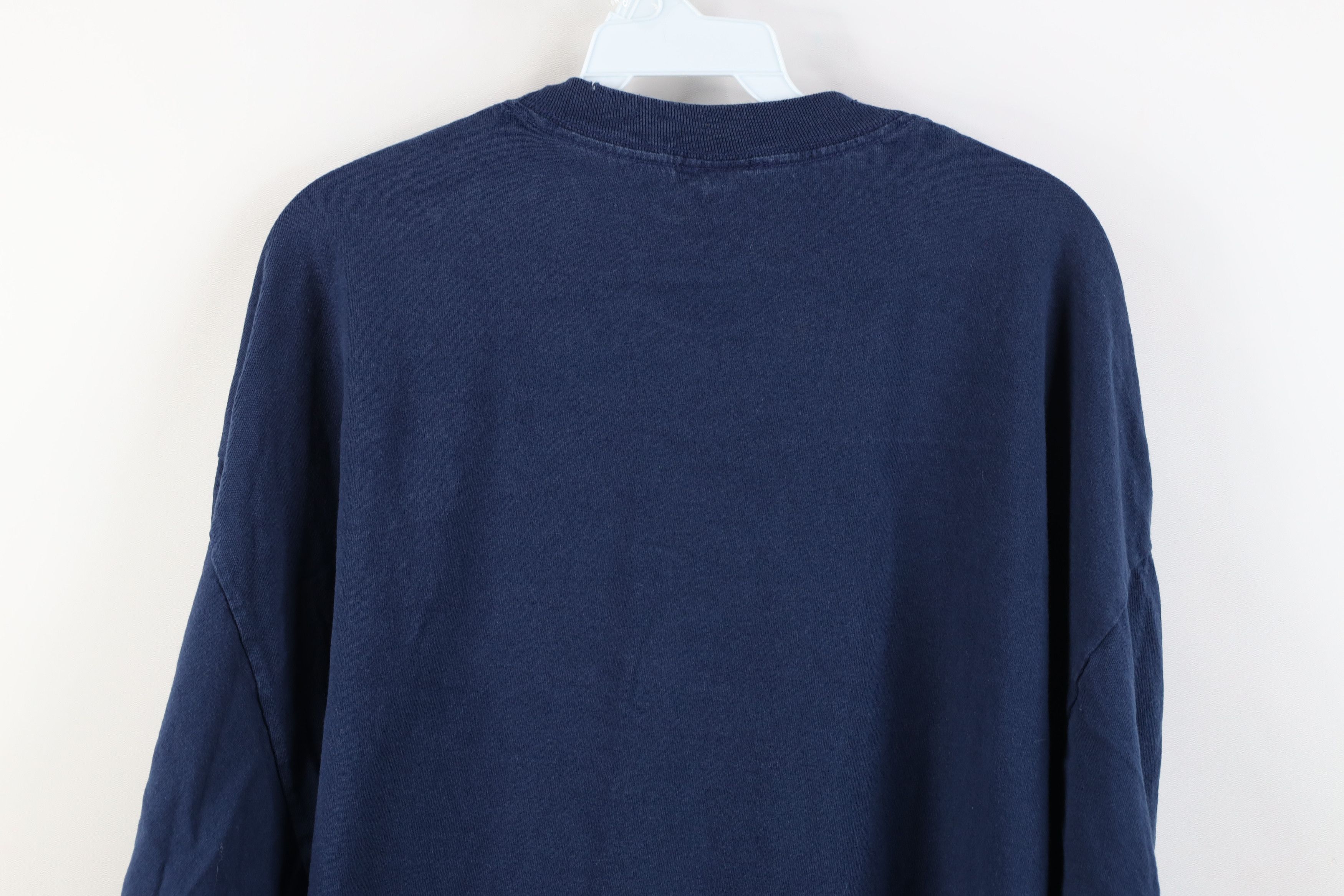 Vintage Vintage Y2K Tigers Baseball Long Sleeve T-Shirt Blue Size US XXL / EU 58 / 5 - 15 Thumbnail