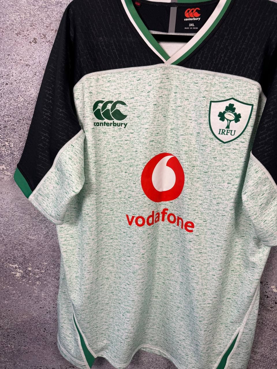 Canterbury of New Zealand × Vintage Ireland IRFU Irish Rugby Union 2019 Canterbury Jersey Size US XXL / EU 58 / 5 - 5 Thumbnail