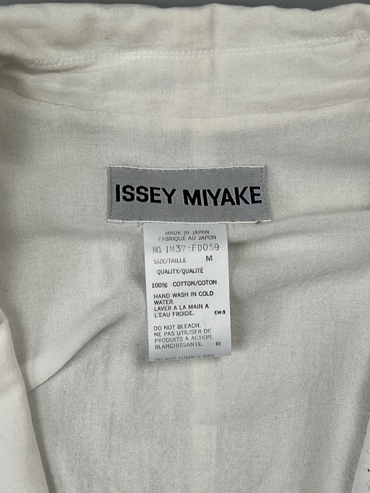 Issey Miyake × Vintage 2000’s Issey Miyake Graphic Pattern Cotton Blazer (Y0545) Size US M / EU 48-50 / 2 - 4 Thumbnail