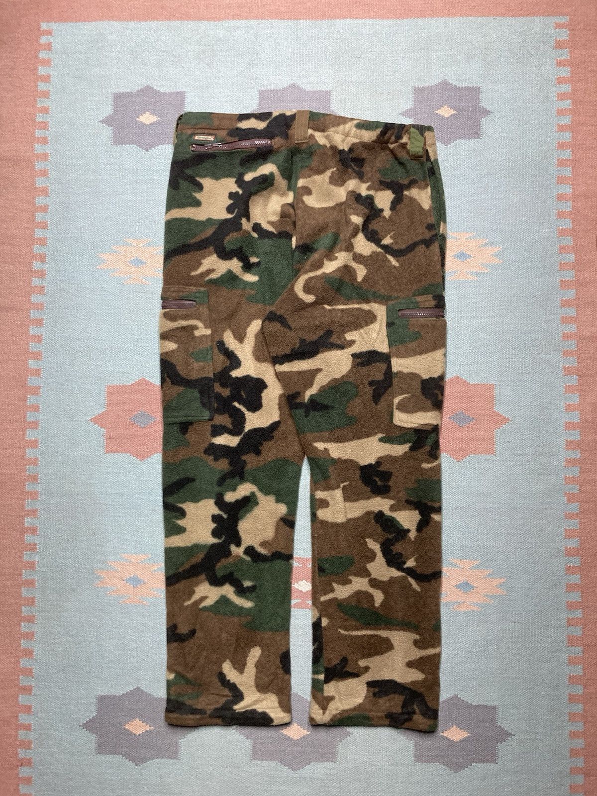 Vintage Remington camo cargo pants fleece soft woodland baggy XXL Size US 36 / EU 52 - 7 Thumbnail