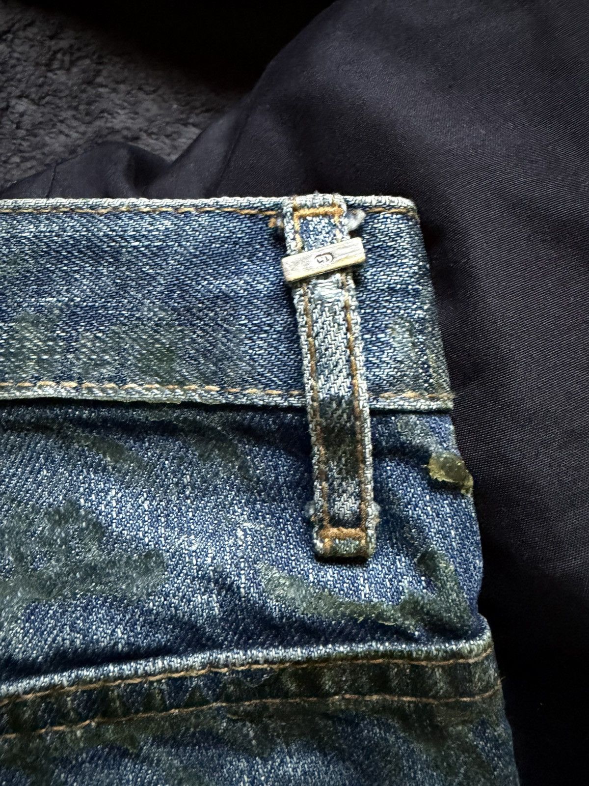 Dior Dior AW07 Green Wax Luster Denim Size US 27 - 8 Thumbnail