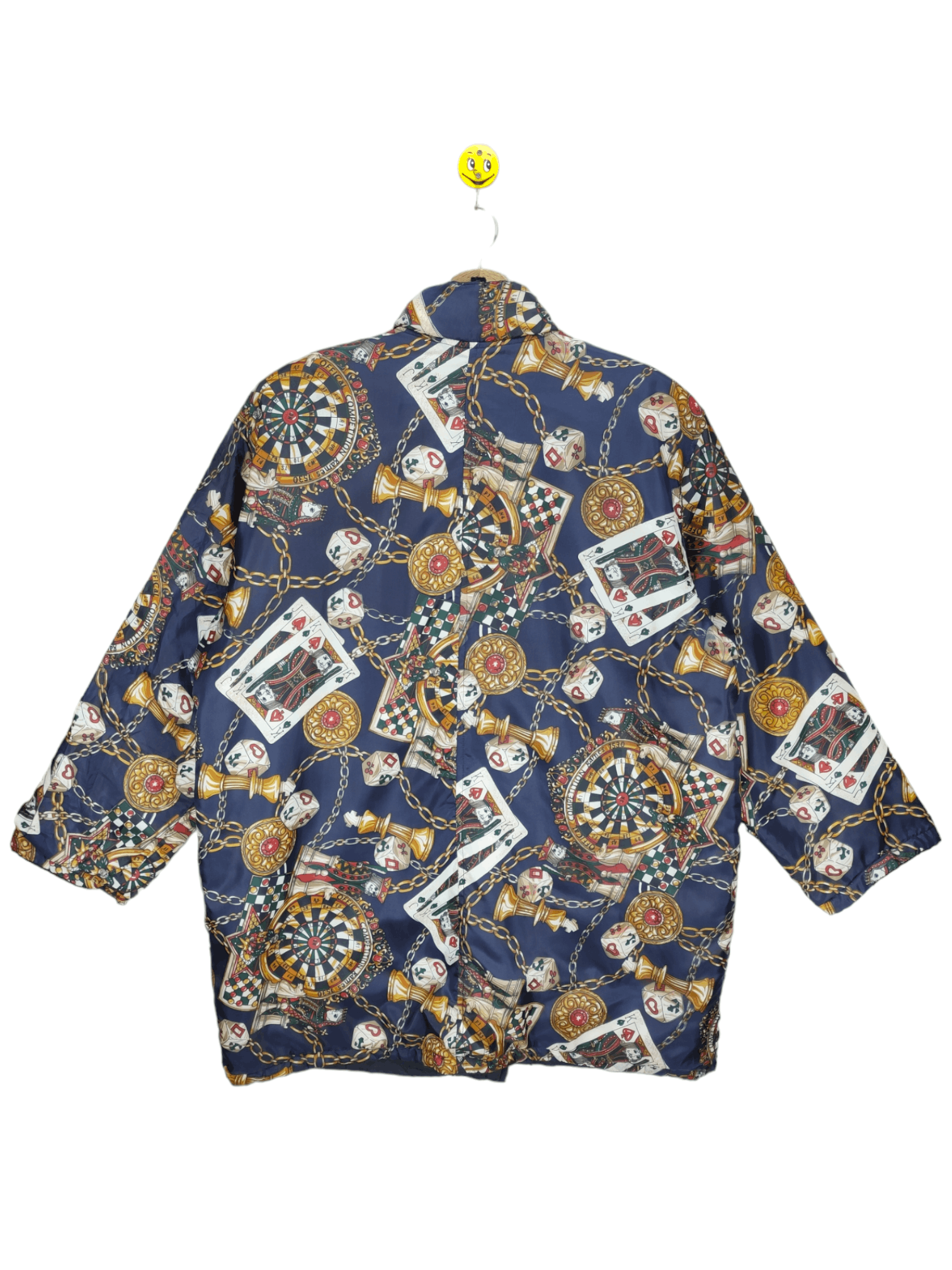 Japanese Brand Steals🔥Vintage Coat Jacket Gold Chain Cards by Sayerne Size M / US 6-8 / IT 42-44 - 2 Thumbnail