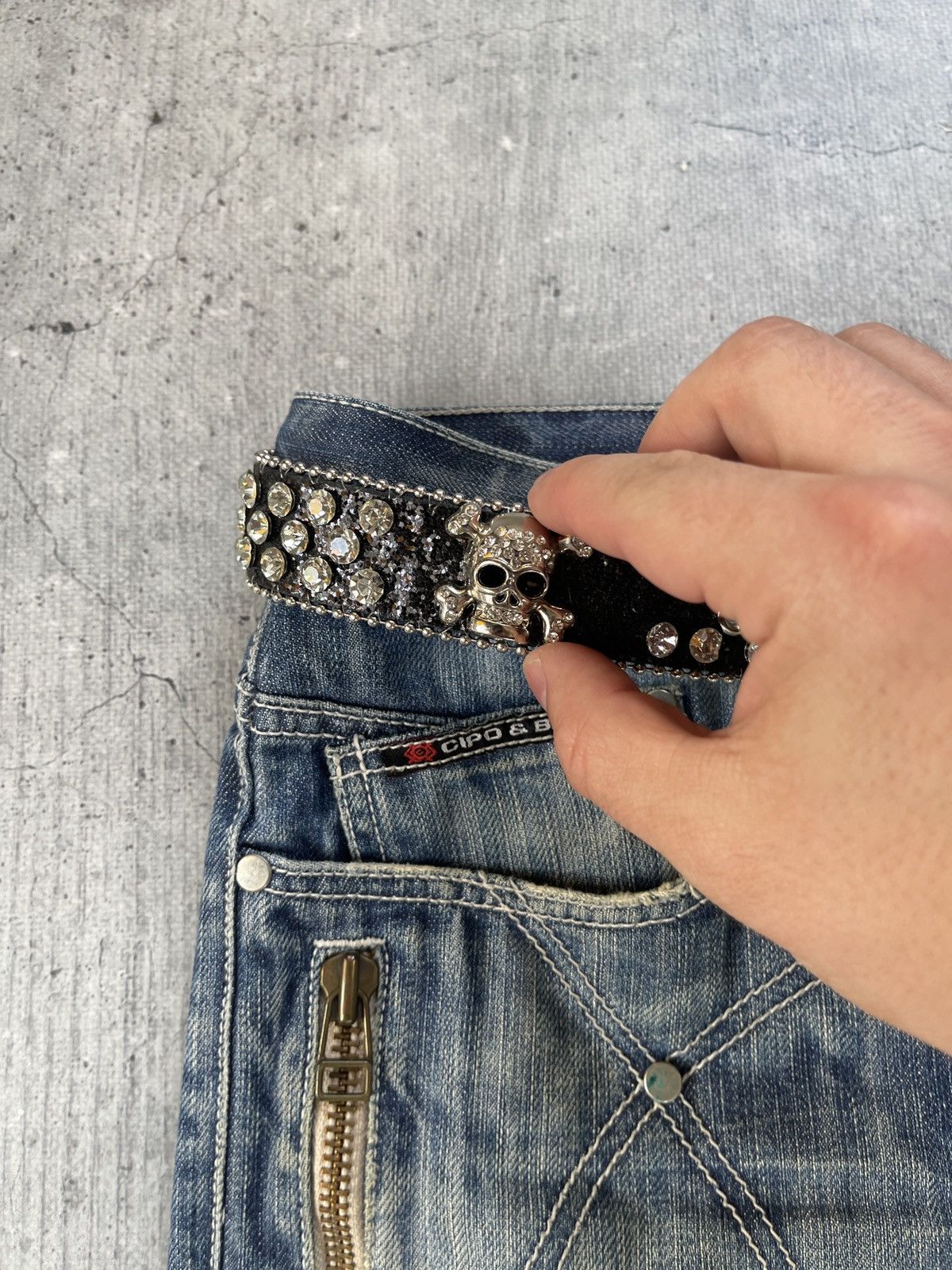 Other Vintage BB Style Crystal Y2K Belt Retro 90s Size ONE SIZE - 10 Thumbnail