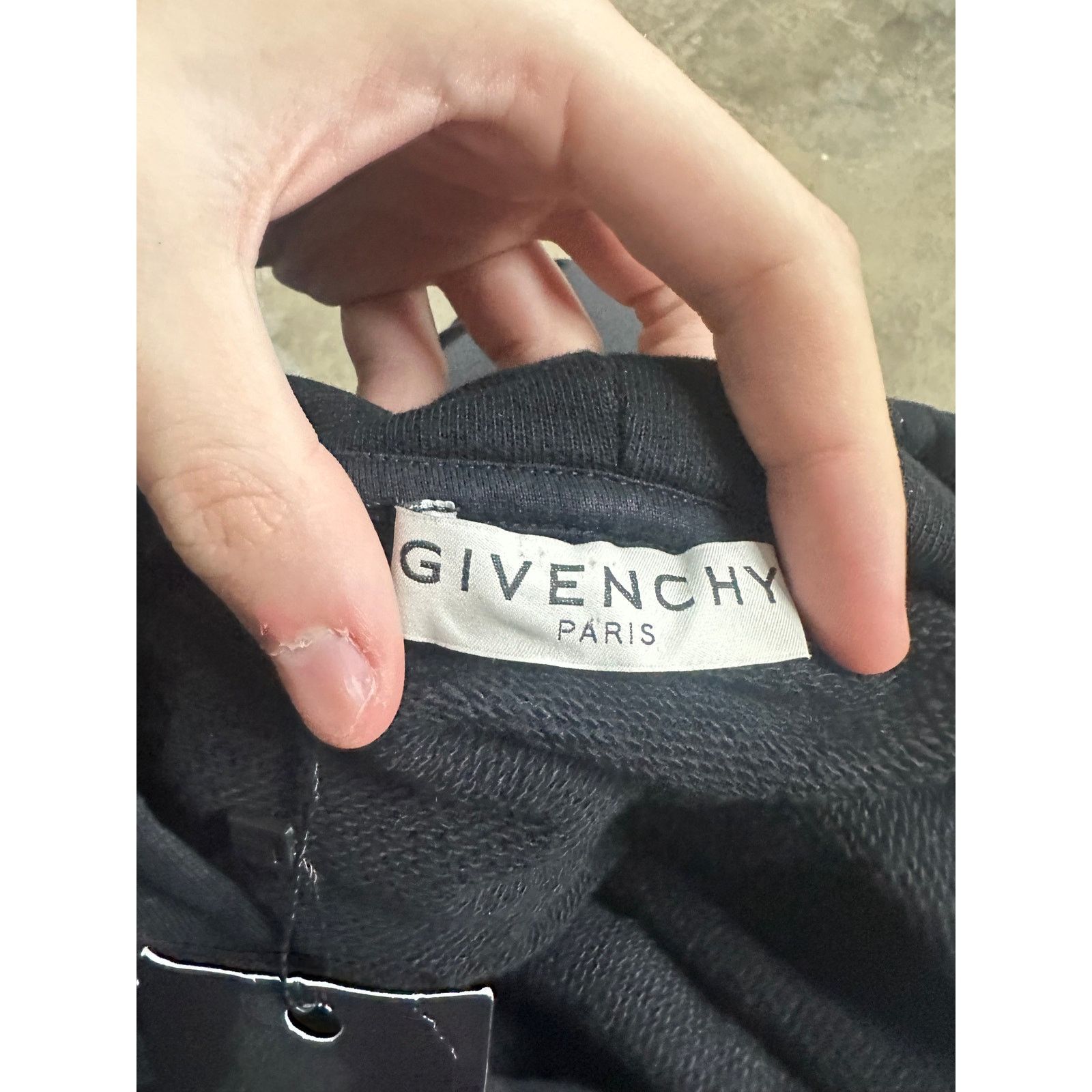 Givenchy Givenchy Hoodie Black Chest Logo 3XL Used Grailed