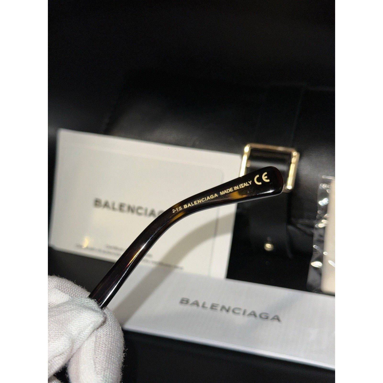 Balenciaga Balenciaga Sunglasses 56□19 145 Plastic Brown BA35-D Size ONE SIZE - 3 Thumbnail