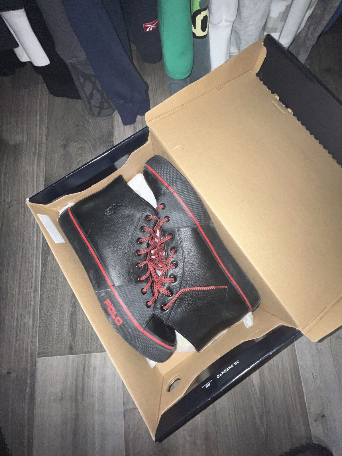 Polo Ralph Lauren Polo Ralph Lauren Cantor High II Tumbled Leather Shoes Size US 10 / EU 43 - 1 Thumbnail