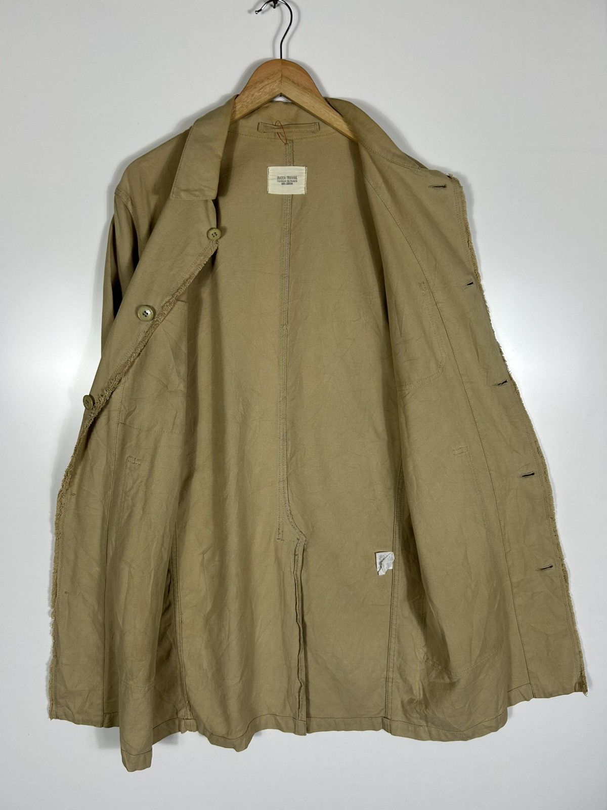 CABANE de ZUCCa 🔥Zucca By Issey Miyake Button Long Coat Jacket Size US M / EU 48-50 / 2 - 8 Thumbnail