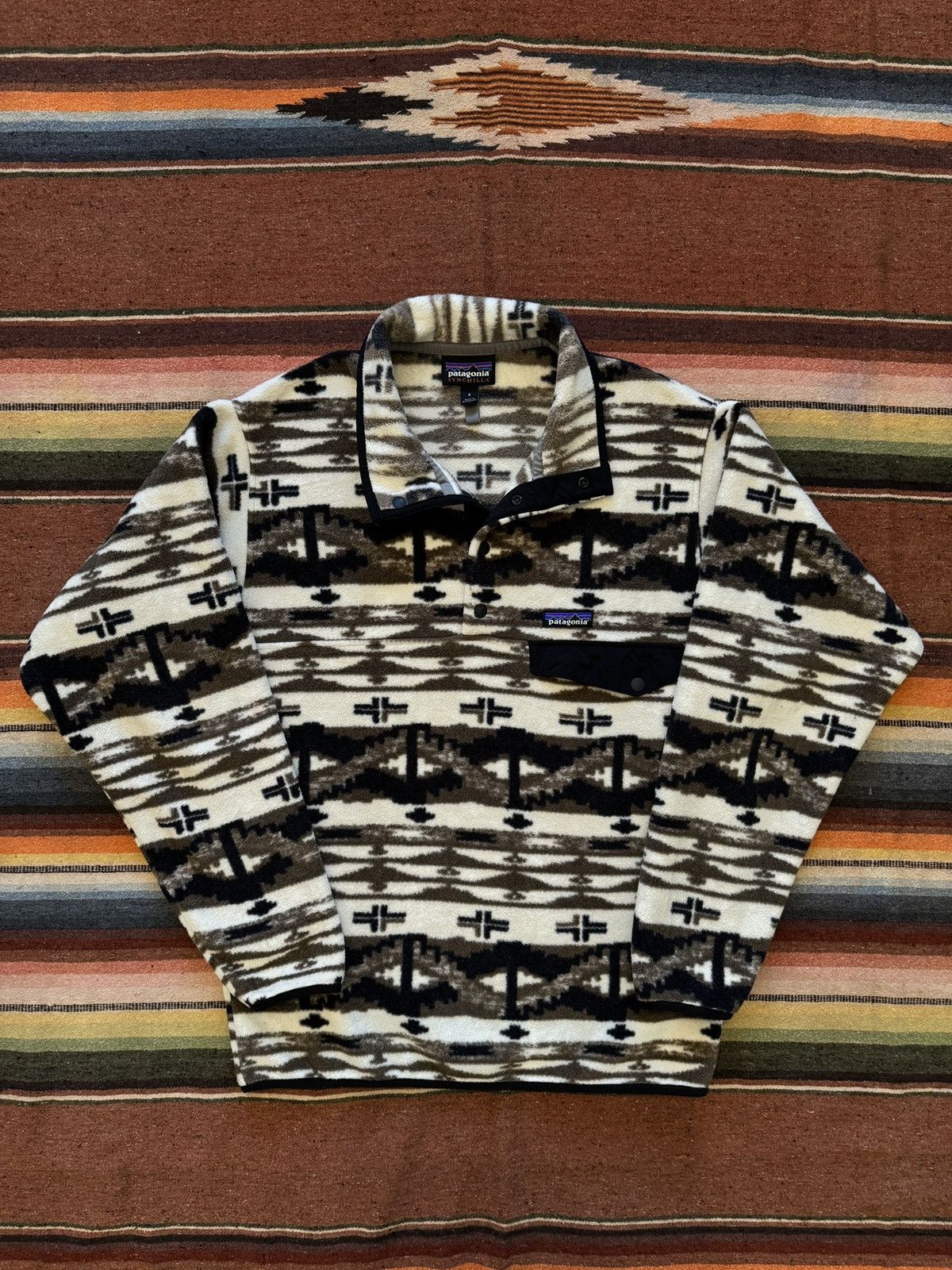Patagonia FA 2018 Patagonia Sheperd Knit Birch Snap T Synchilla Fleece Size US S / EU 44-46 / 1 - 2 Thumbnail