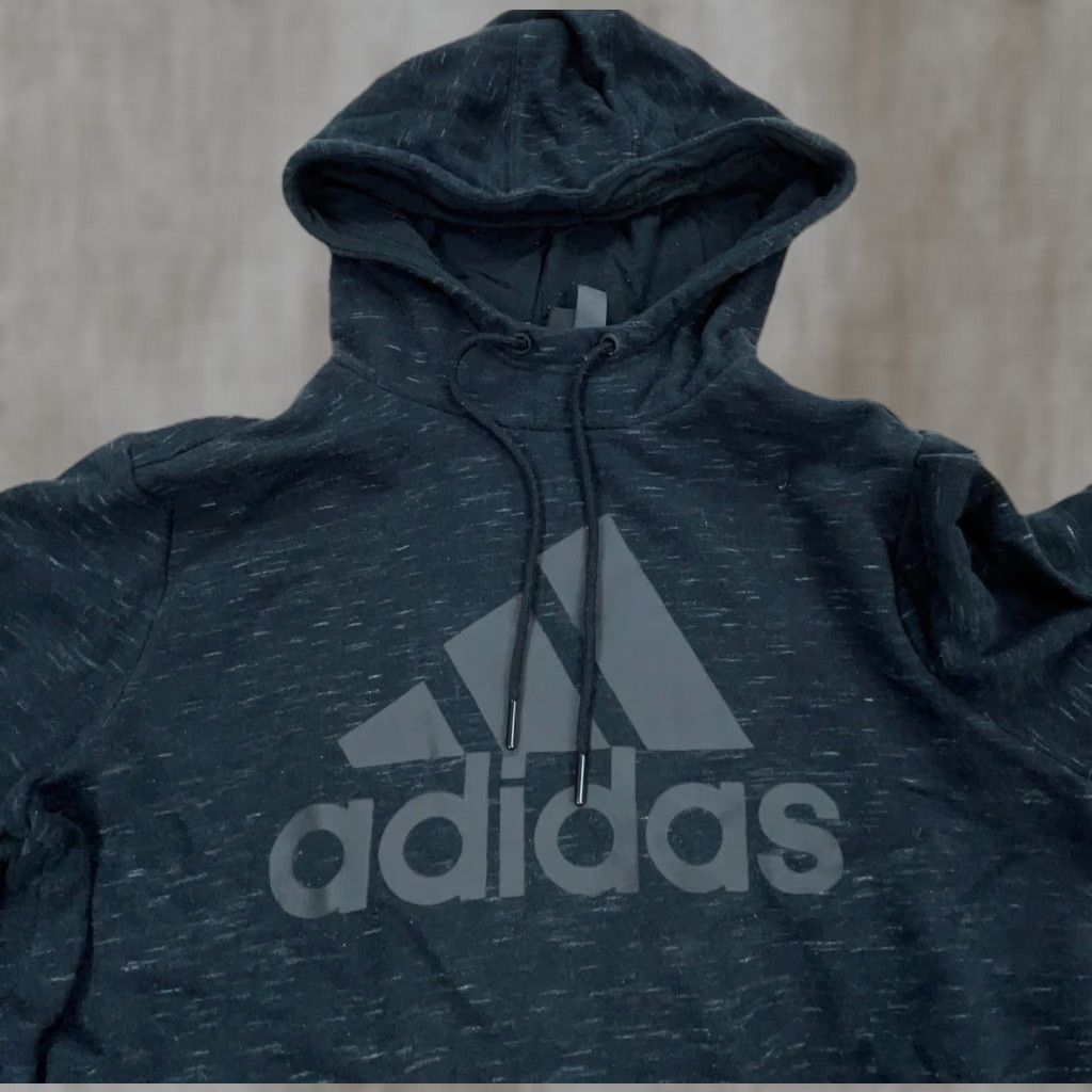 Adidas Adidas Hoodie Women Small Black White Logo Pullover Sweatshirt Casual Activewear Modern Sports Size S / US 4 / IT 40 - 1 Thumbnail