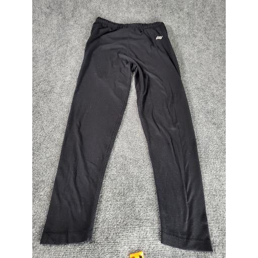 New Balance New Balance Leggings Women Sz M Black Drawstring Logo Casual Size 34" / US 12 / IT 48 - 1 Thumbnail