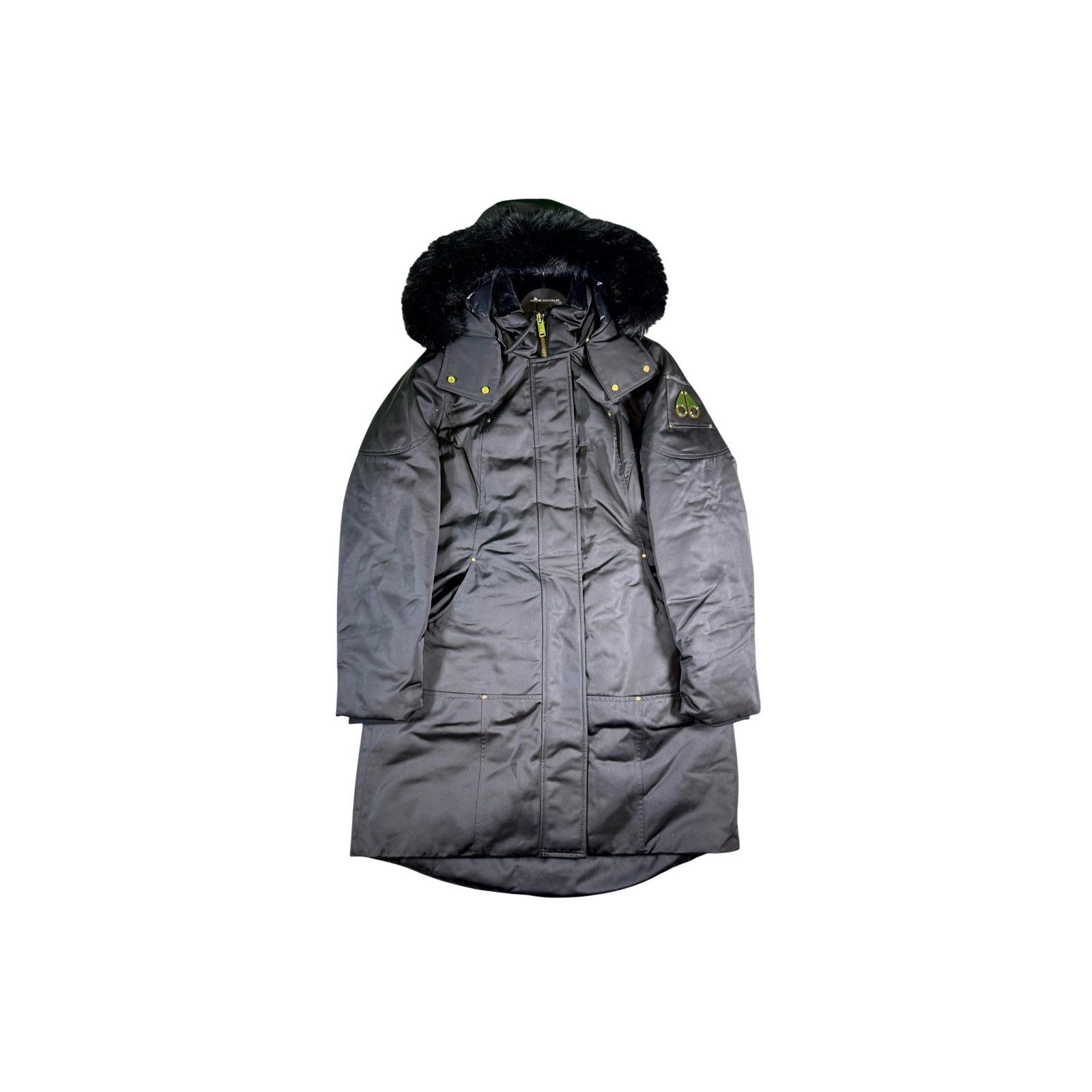 Moose Knuckles Moose Knuckles "Sterling St Parka" Black & Gold Jacket Size M / US 6-8 / IT 42-44 - 1 Thumbnail