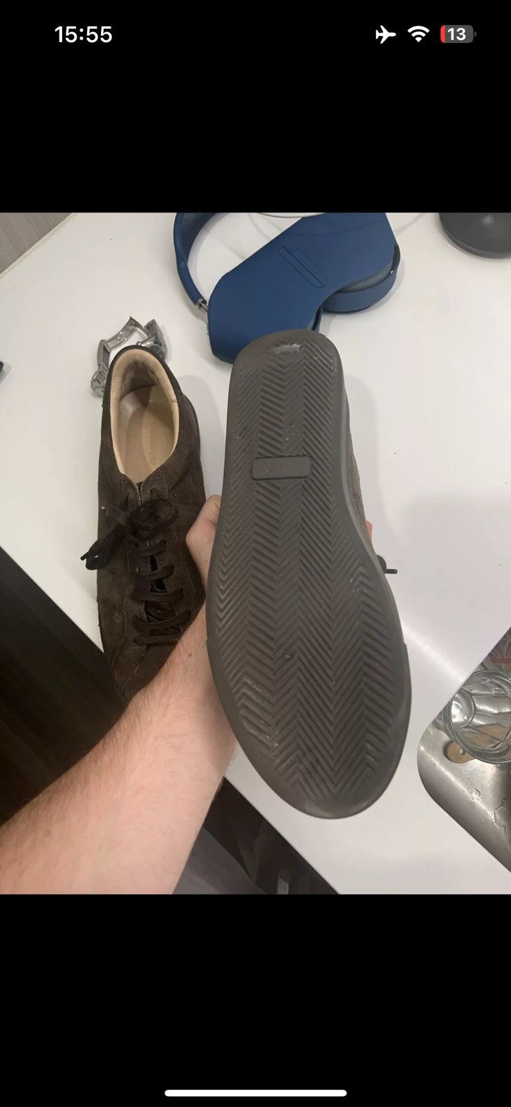 Suitsupply Brown Suede Sneakers Size US 11 / EU 44 - 3 Thumbnail