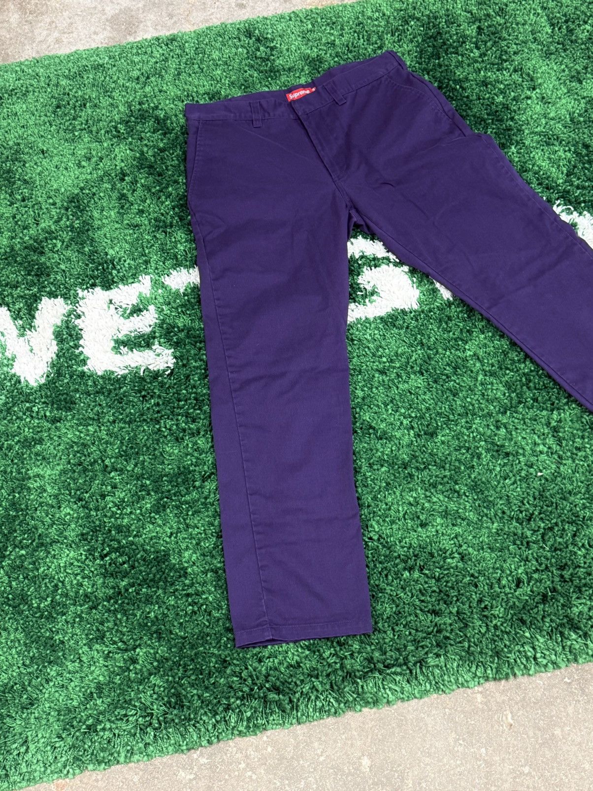 Supreme Supreme Deep Purple Work Pants Sz. 34 Box Work Size US 34 / EU 50 - 2 Thumbnail