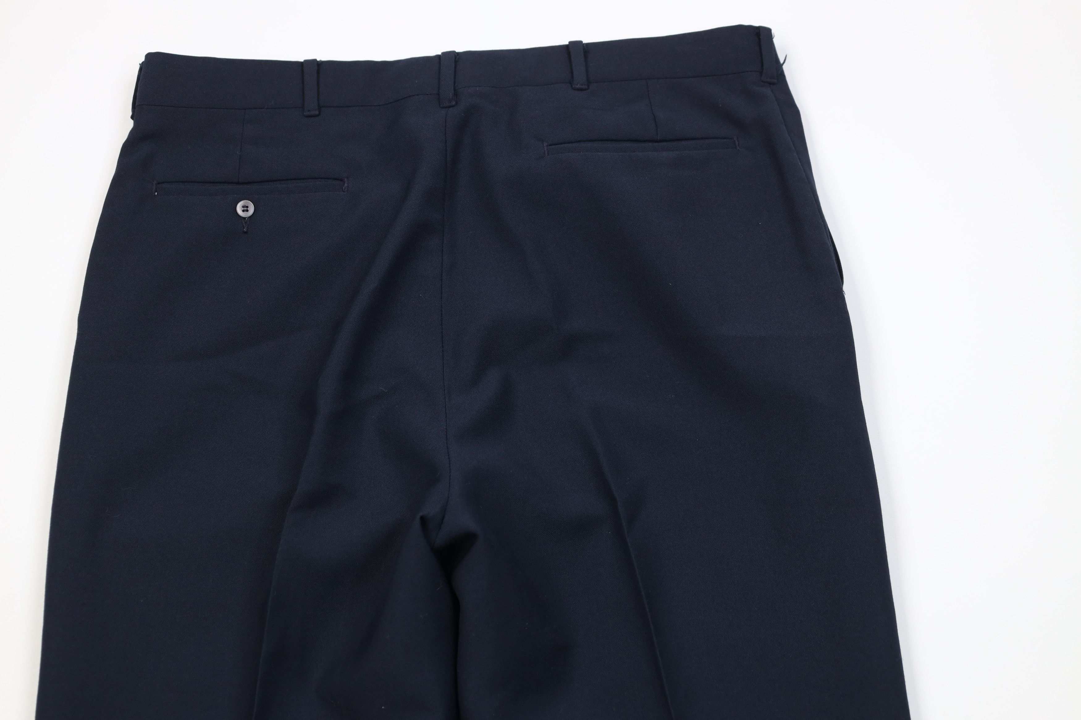 Vintage Vintage 70s Streetwear Wool Blend Knit Wide Leg Chino Pants Size US 36 / EU 52 - 12 Thumbnail