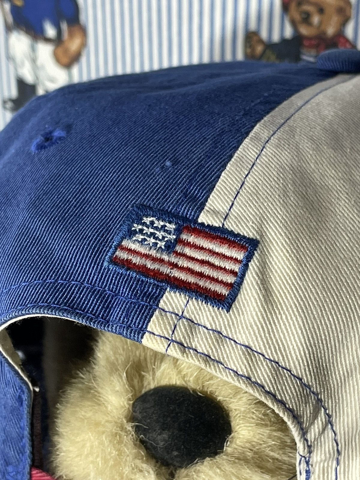 Polo Ralph Lauren × RRL Ralph Lauren × Ralph Lauren RARE Polo Sport Cap OG Vintage 1990’s Size ONE SIZE - 15 Thumbnail