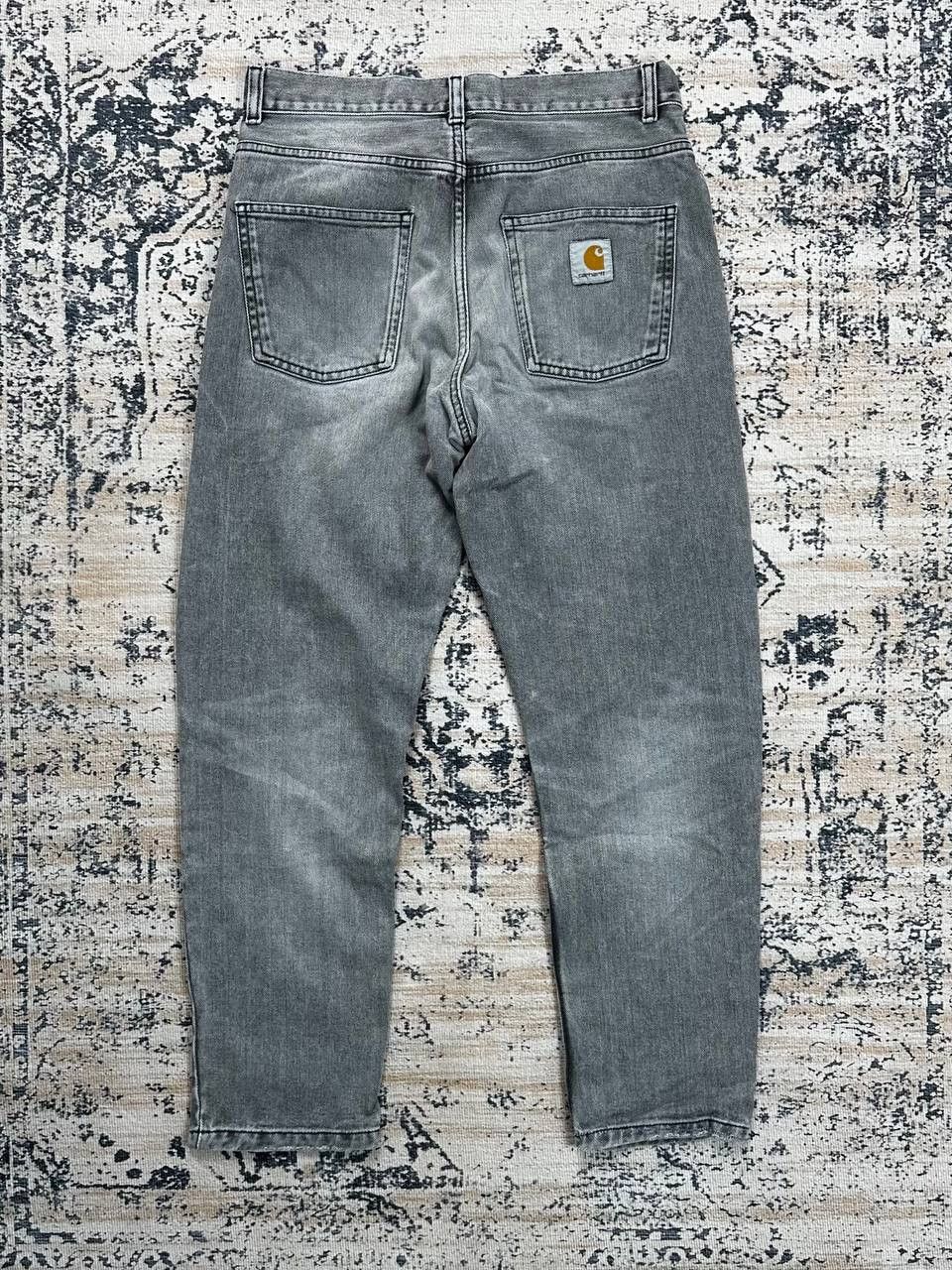 Carhartt Vintage Carhartt Grey Heavy Jeans Baggy Size US 29 - 1 Thumbnail