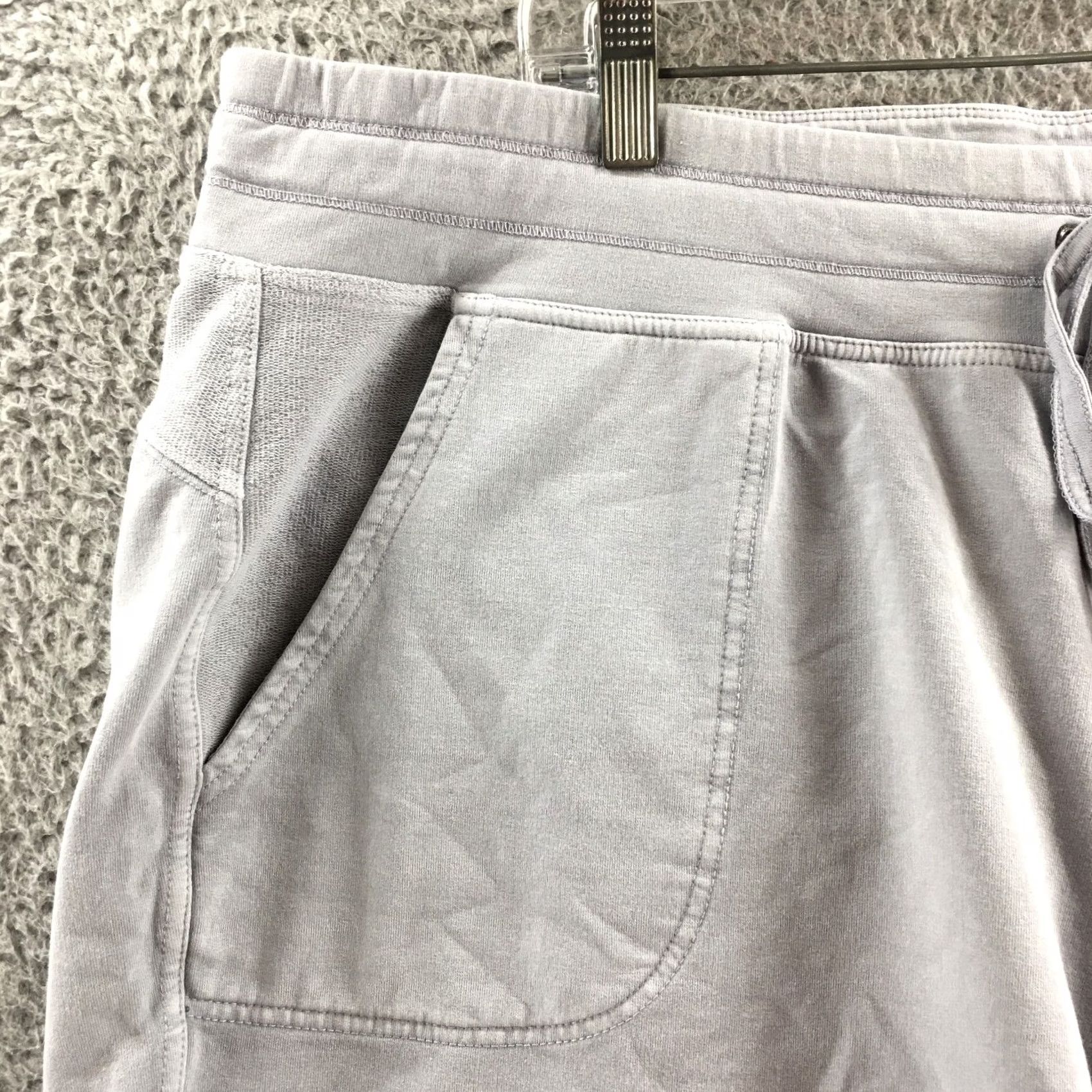 Calvin Klein Calvin Klein Performance Shorts Womens 3X Gray Cotton Blend Drawstring Waist Size 40" / US 18 - 2 Thumbnail
