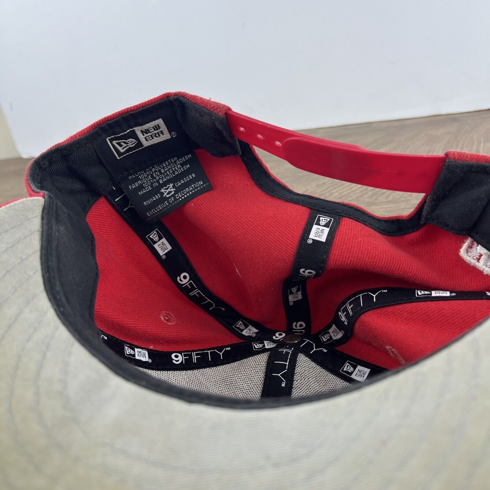 New Era Chicago Bulls Snapback Hat New Era 9FIFTY Red Hat Adjustable Size ONE SIZE - 16 Thumbnail